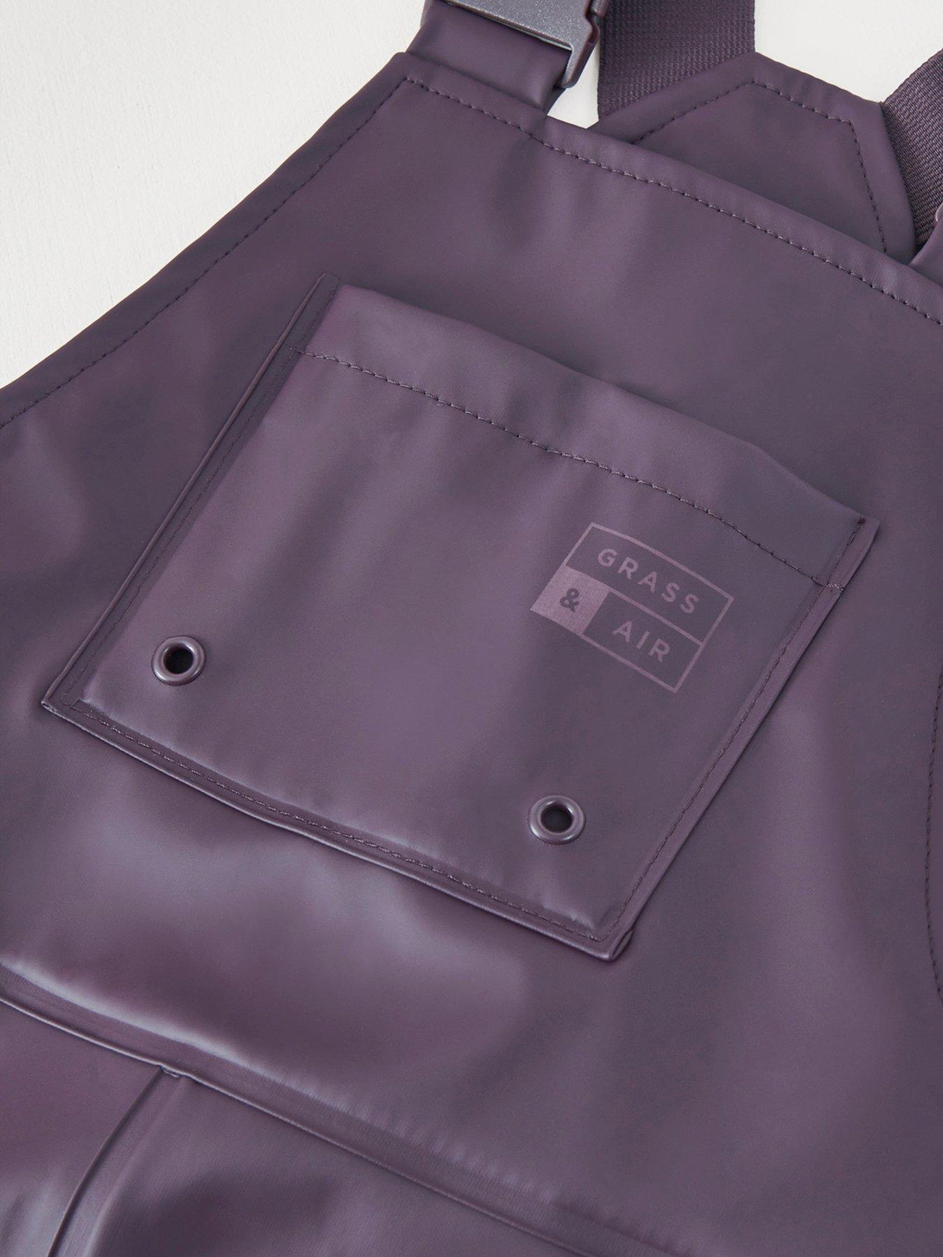 Image 3 of 5 of Grass & Air Infant/ Junior Rainster Dungaree - Purple