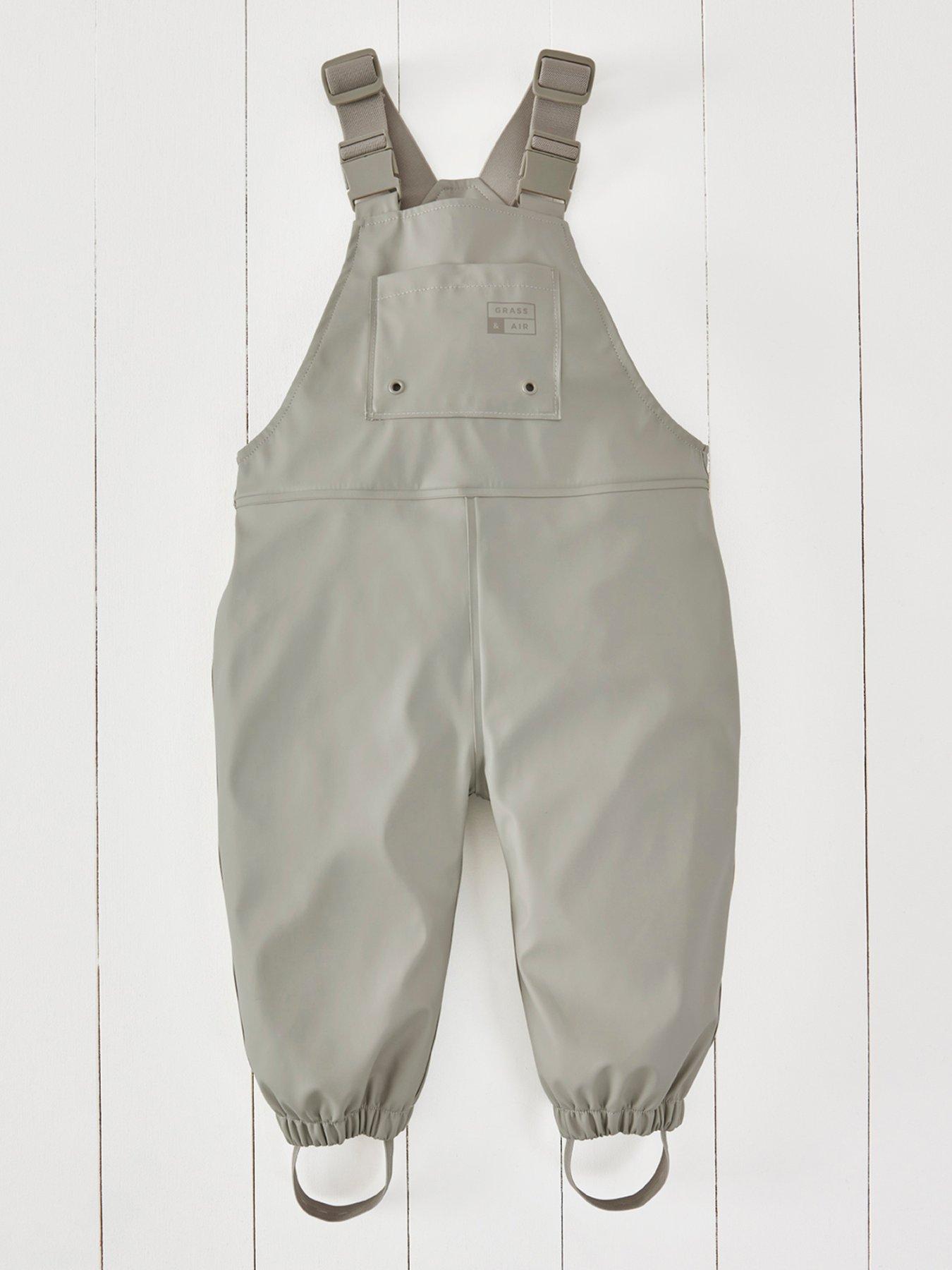 Grass & Air Infant/ Junior Rainster Dungaree - Grey
