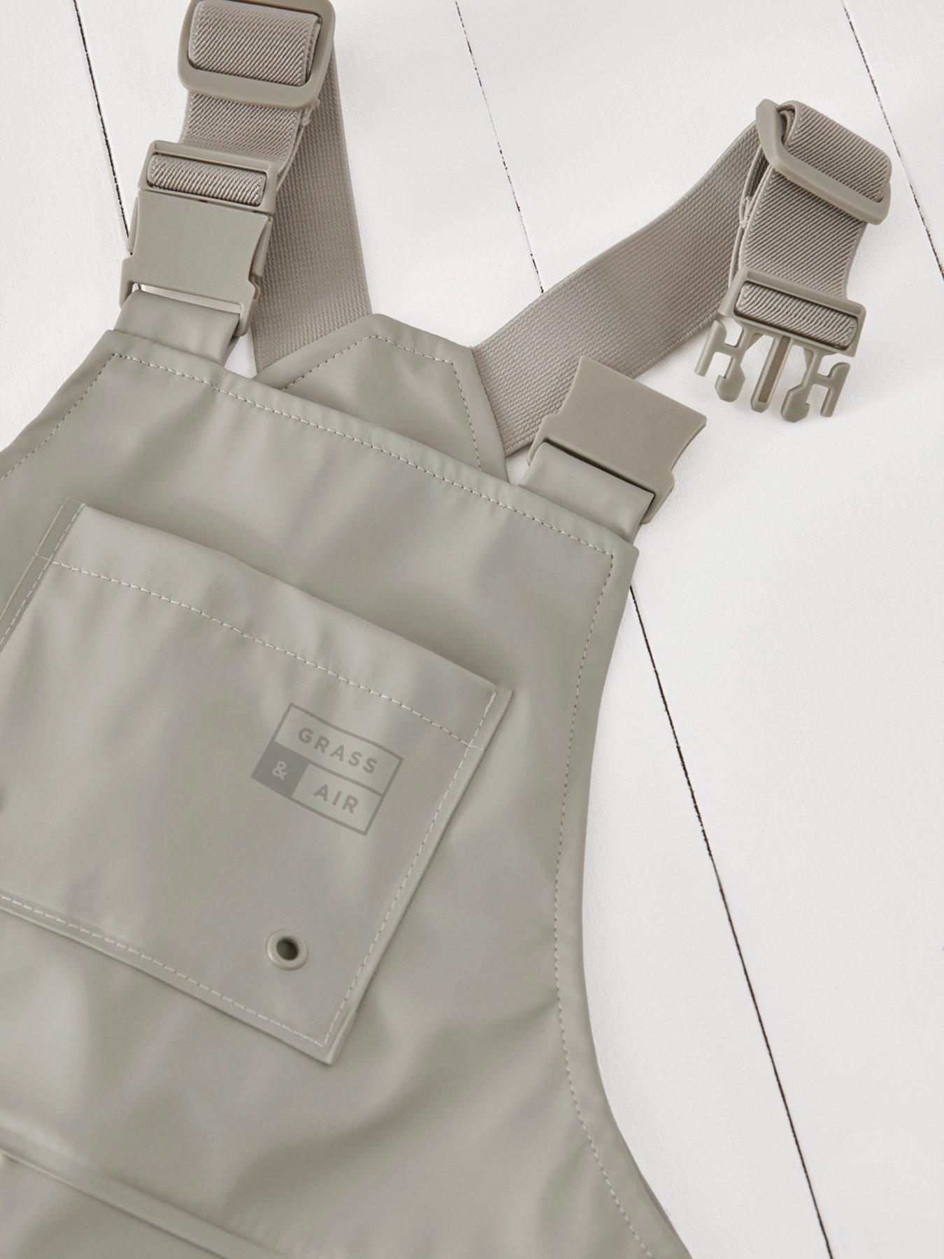 Image 5 of 5 of Grass & Air Infant/ Junior Rainster Dungaree - Grey