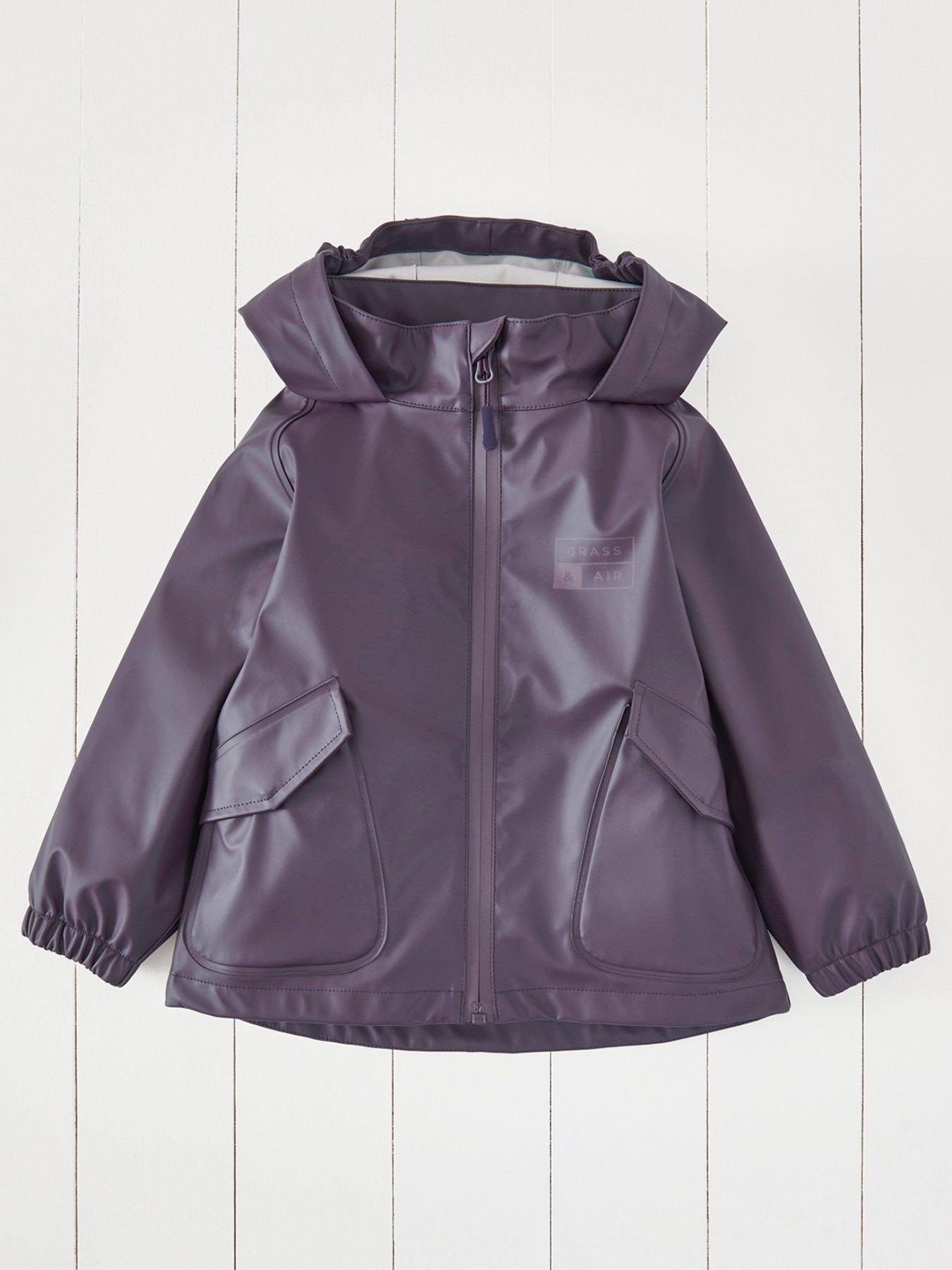 Grass & Air Infant/ Junior Rainster Jacket - Purple