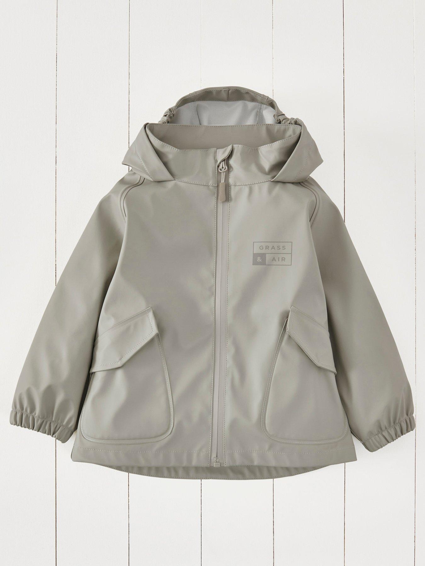 Image 1 of 6 of Grass & Air Infant/ Junior Rainster Jacket - Grey