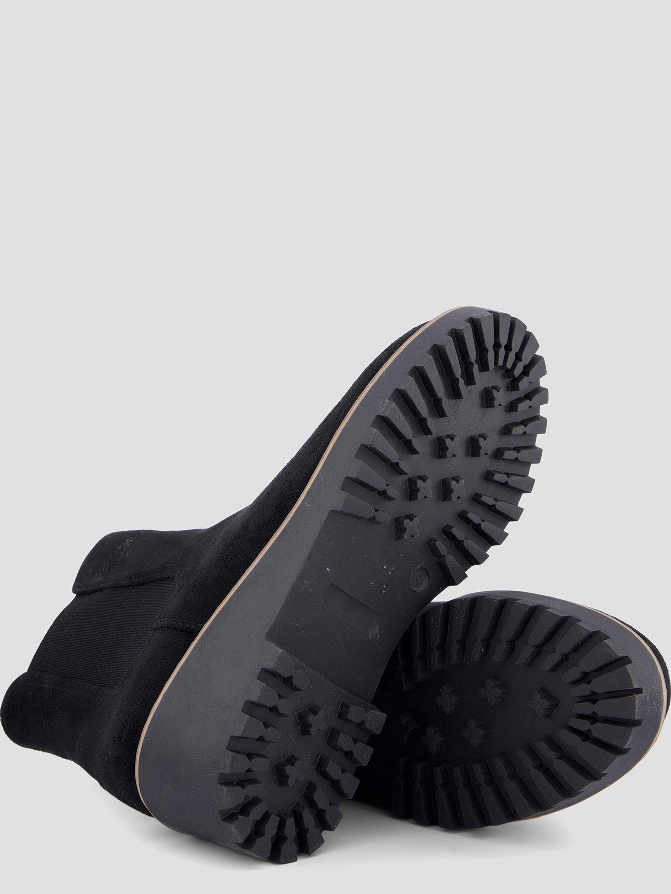 Image 4 of 7 of The Very Collection Wedge Ankle Boot - Black