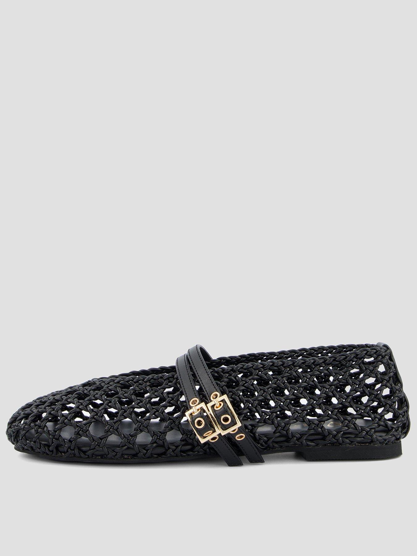 the-very-collection-extra-wide-woven-ballet-flat-shoe-creamfront