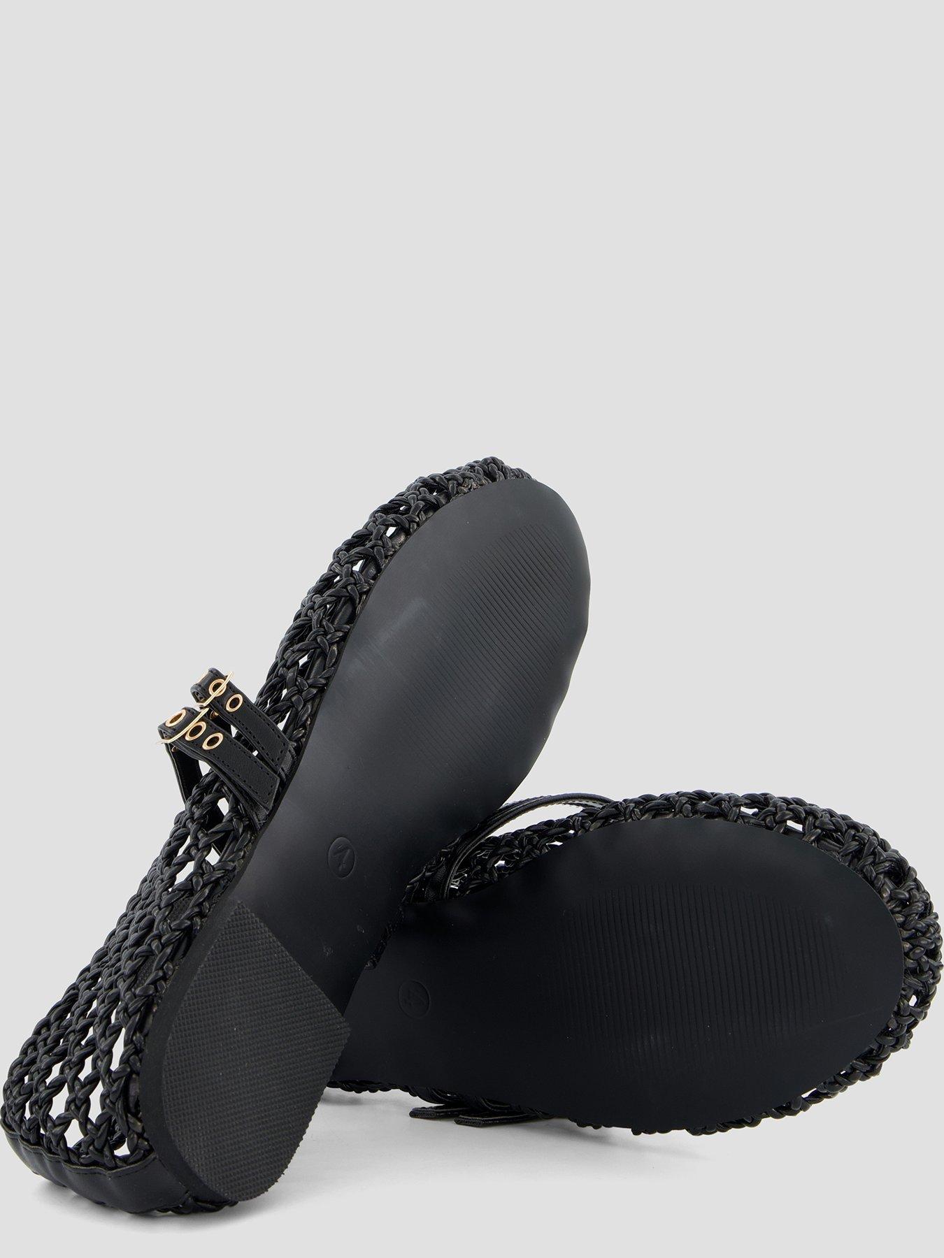 the-very-collection-extra-wide-woven-ballet-flat-shoe-creamdetail
