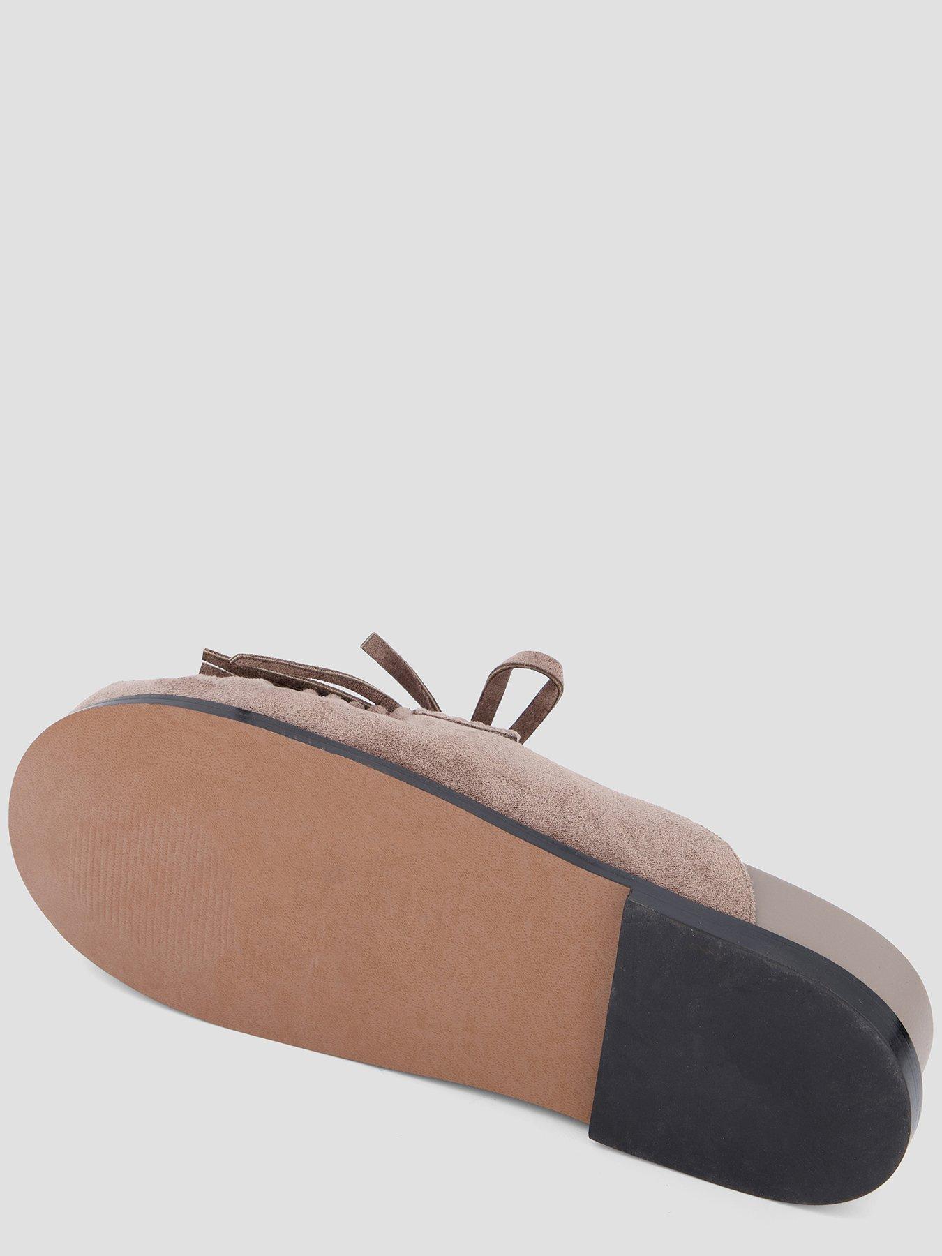 Image 4 of 6 of The Very Collection Mule Moccasin Loafer Shoe - Brown