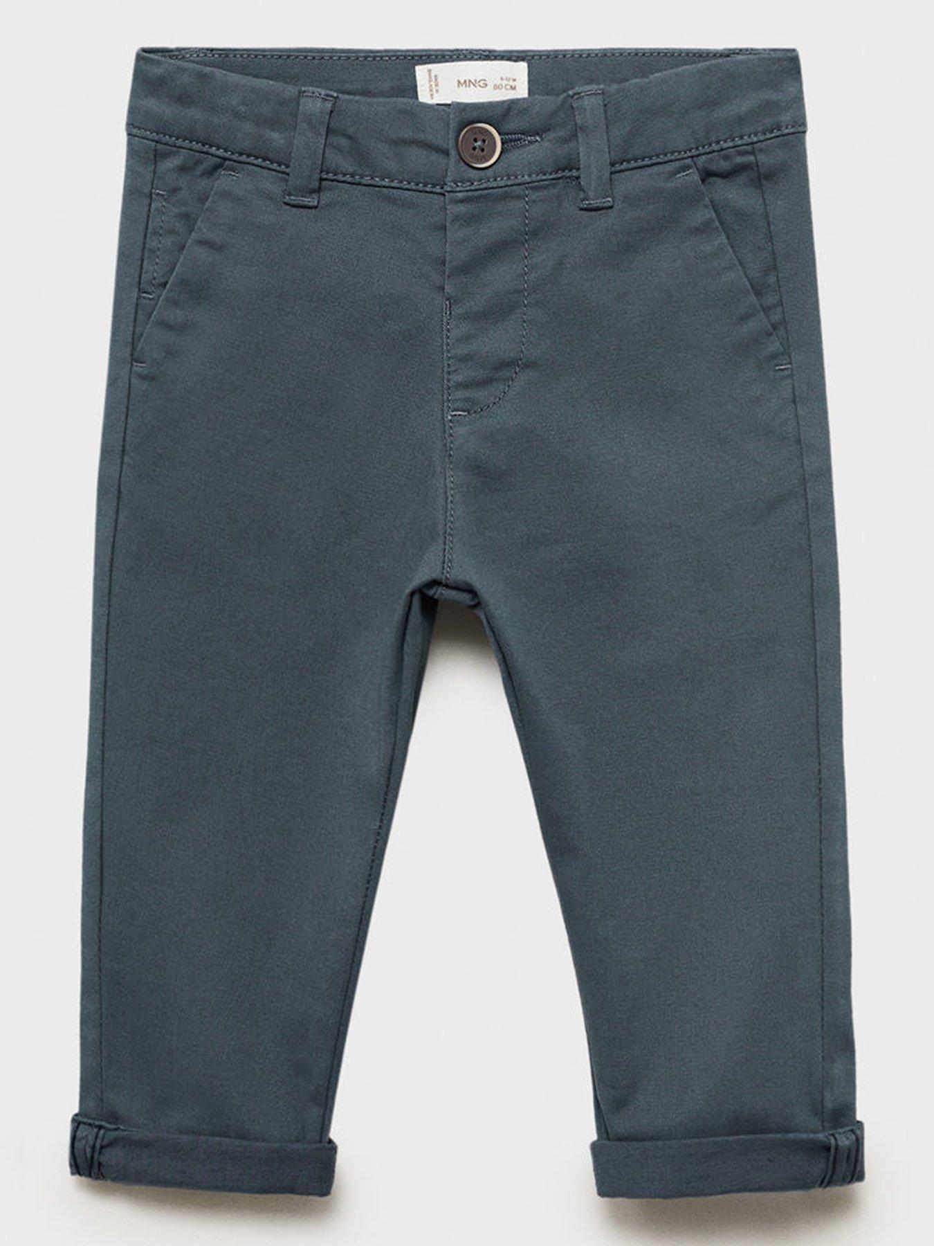 Mango Younger Boys Chinos - Blue