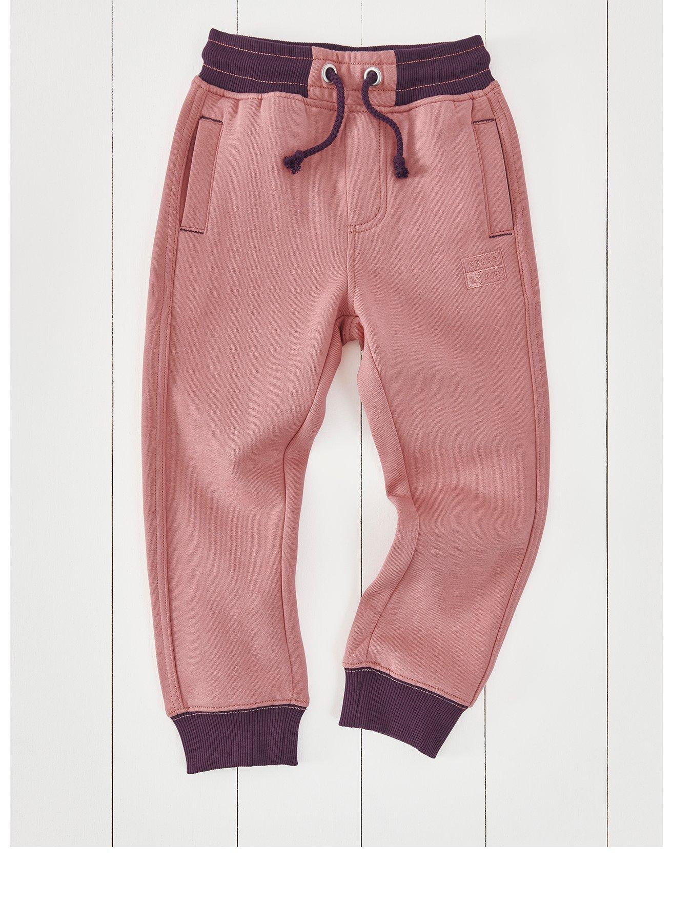 Grass & Air Infant/Junior Joggers - Rose Pink