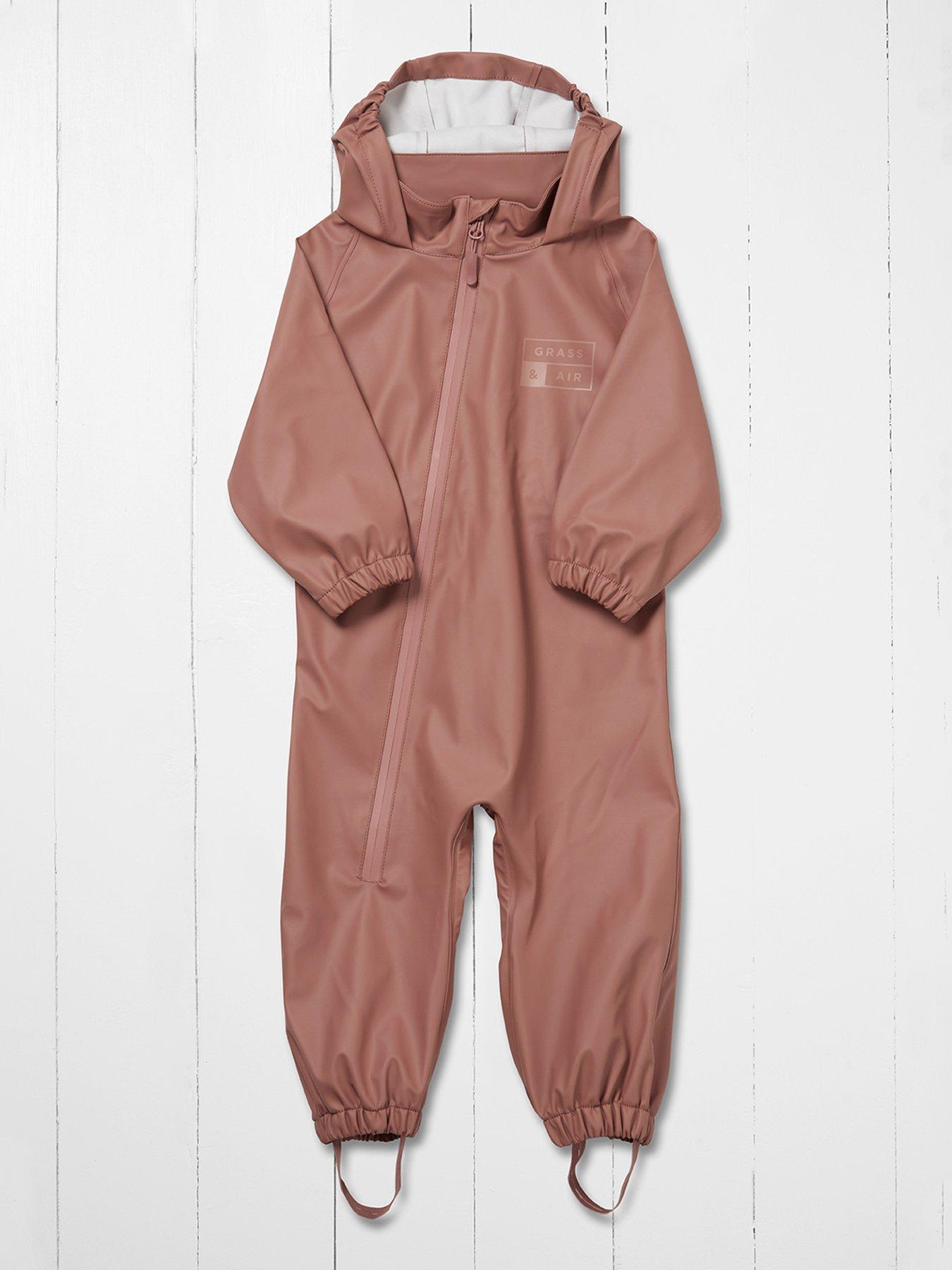 Image 1 of 6 of Grass & Air Infant Pu Puddlesuit - Pink