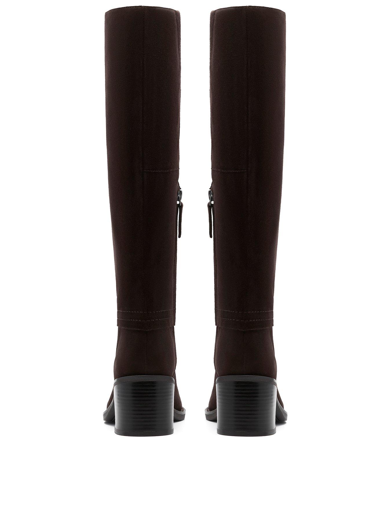 Image 3 of 6 of Clarks Chamberly Hi Knee Boots - Brown