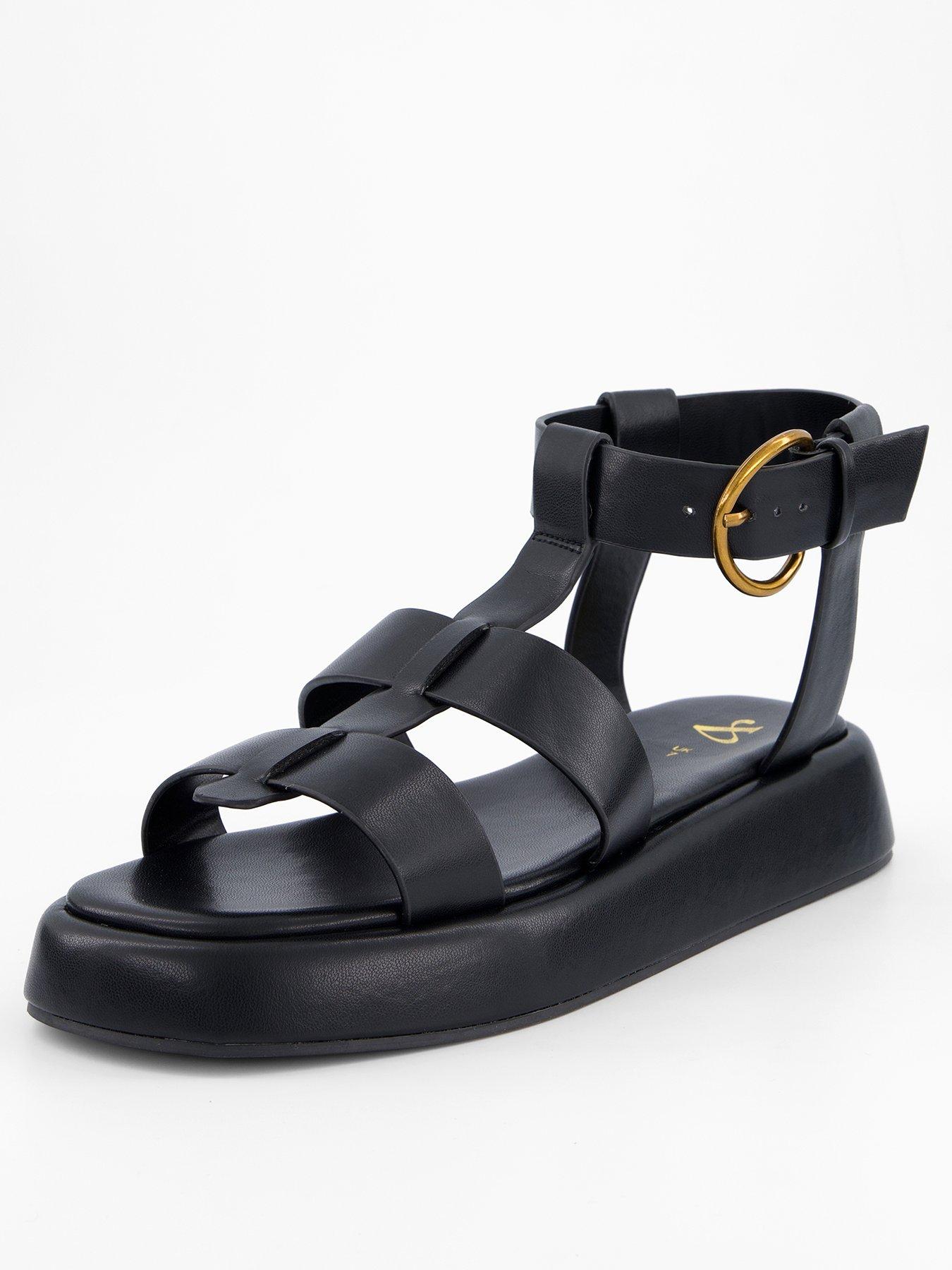 the-very-collection-wide-fit-gladiator-flatform-sandal-blackback