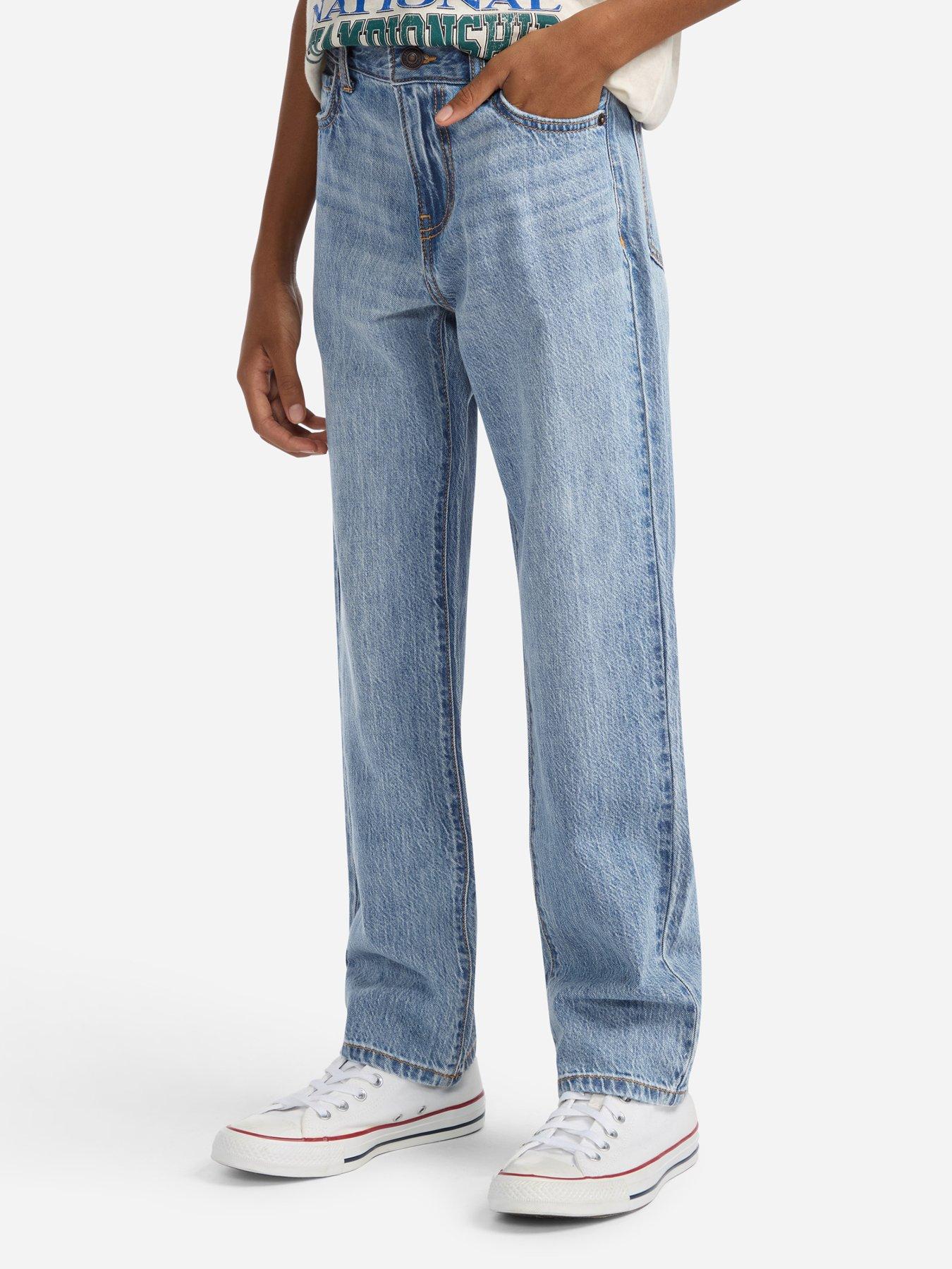 Abercrombie & Fitch Boys Loose Fit Jeans - Blue