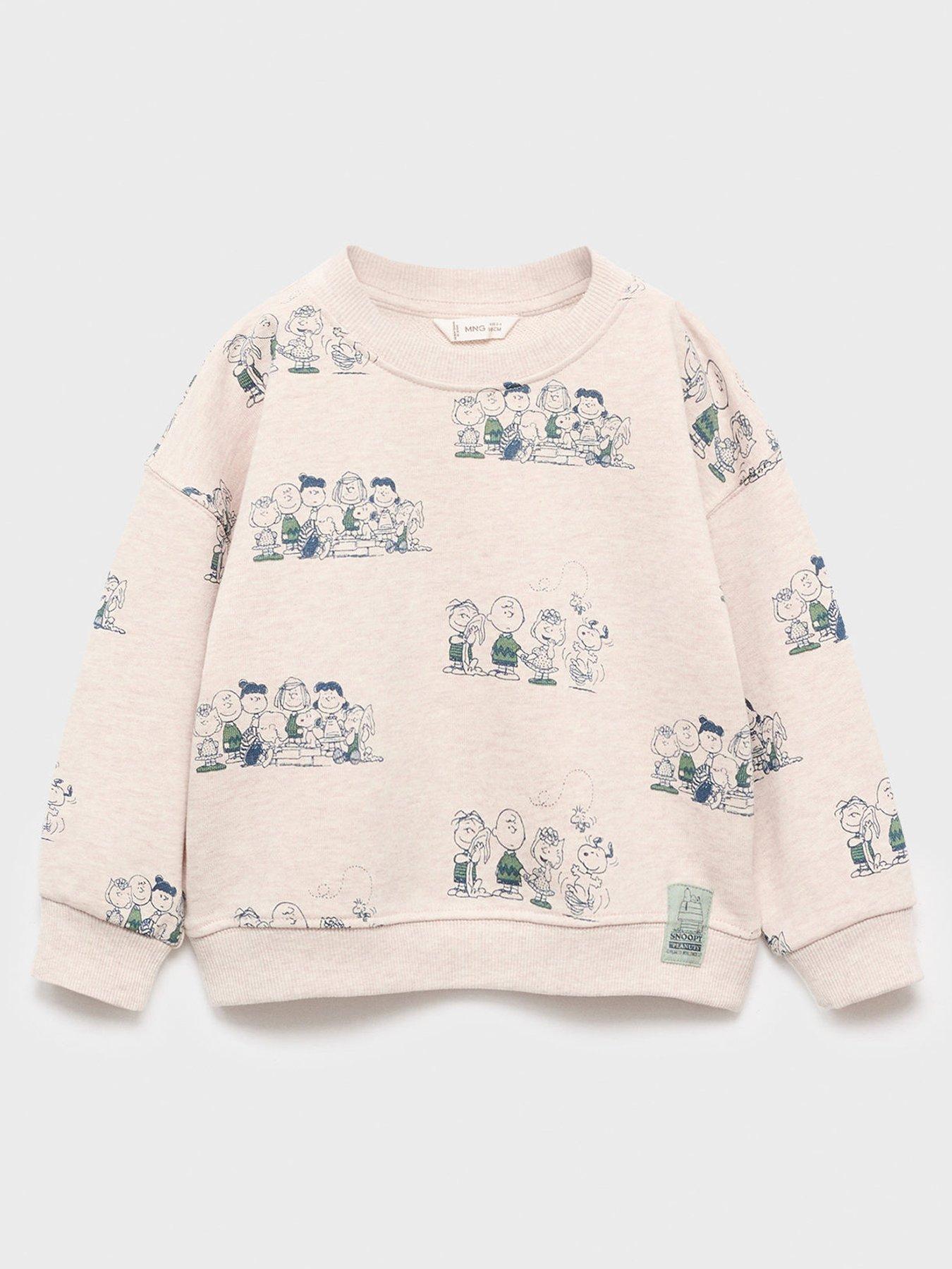 Mango Younger Boys Snoopy Sweat - Beige