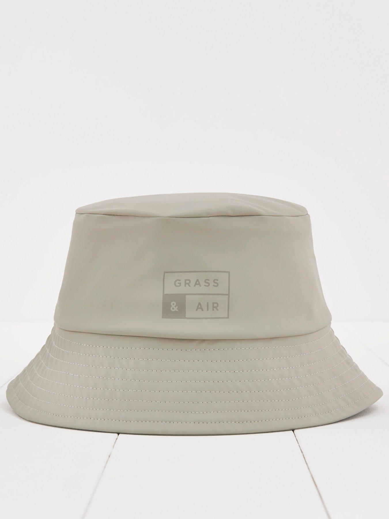 Grass & Air Infant/ Junior Pu Bucket Hat - Grey