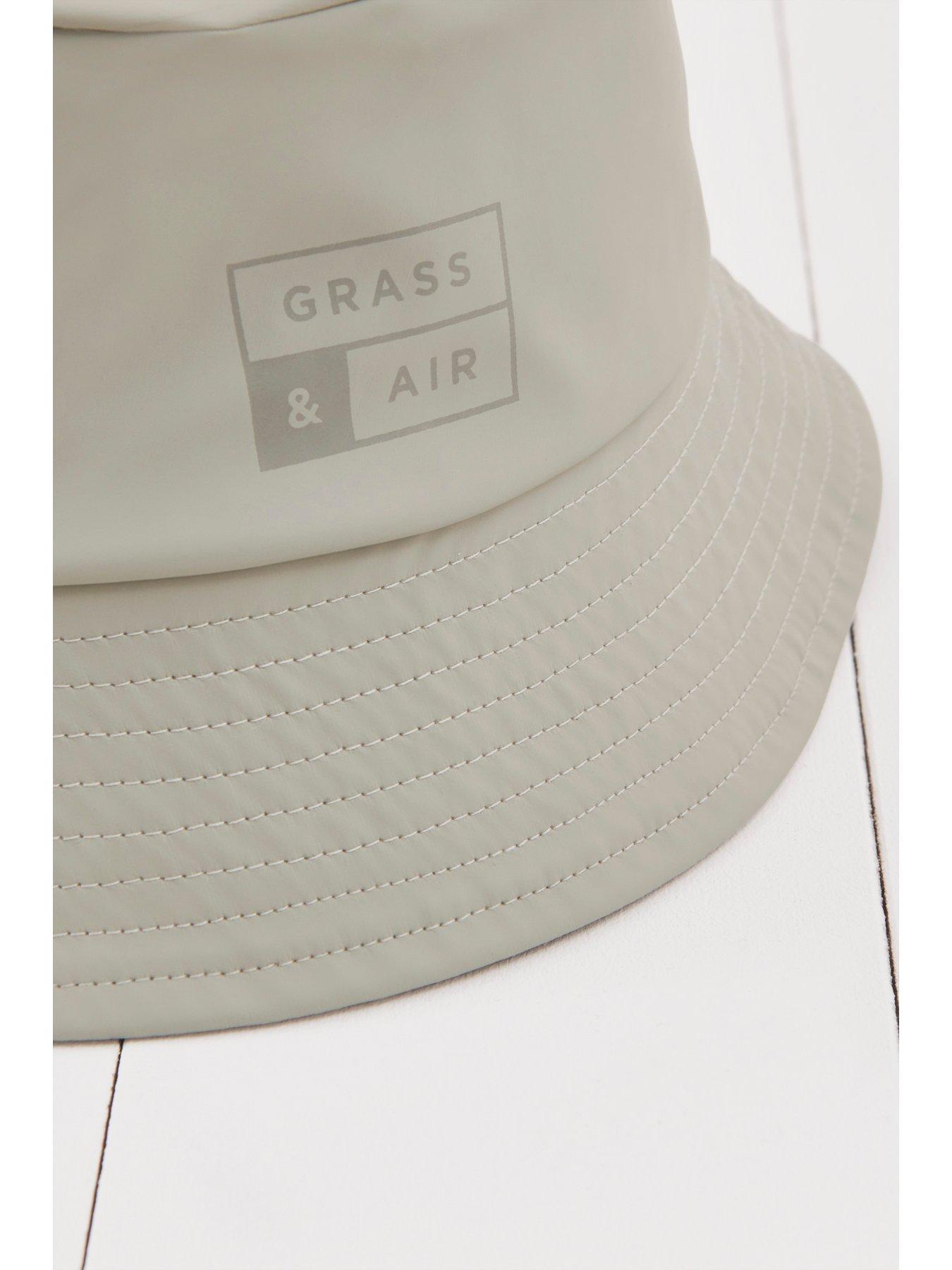 Image 4 of 4 of Grass & Air Infant/ Junior Pu Bucket Hat - Grey