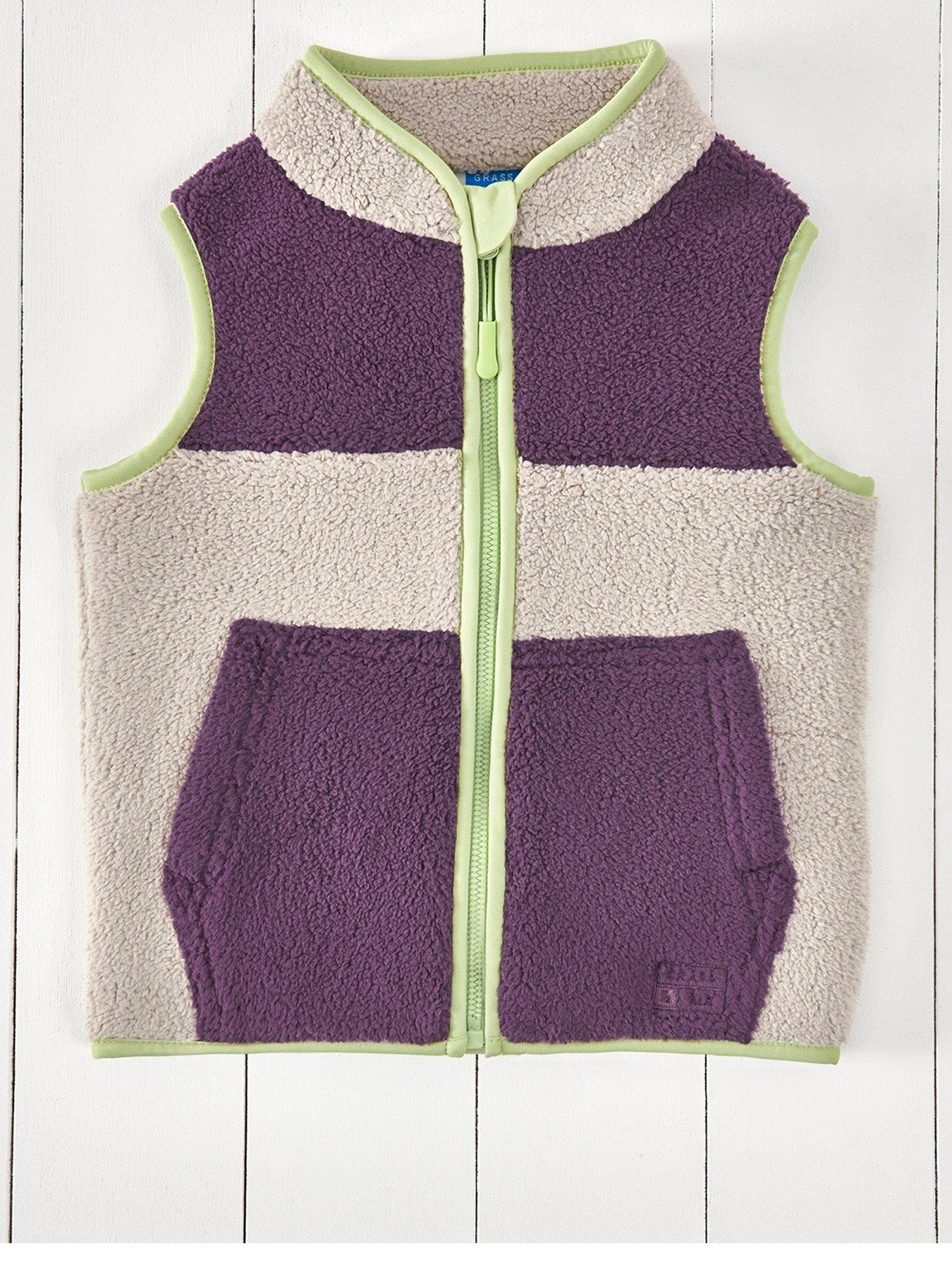 Grass & Air Infant/ Junior Borg Gilet - Multi