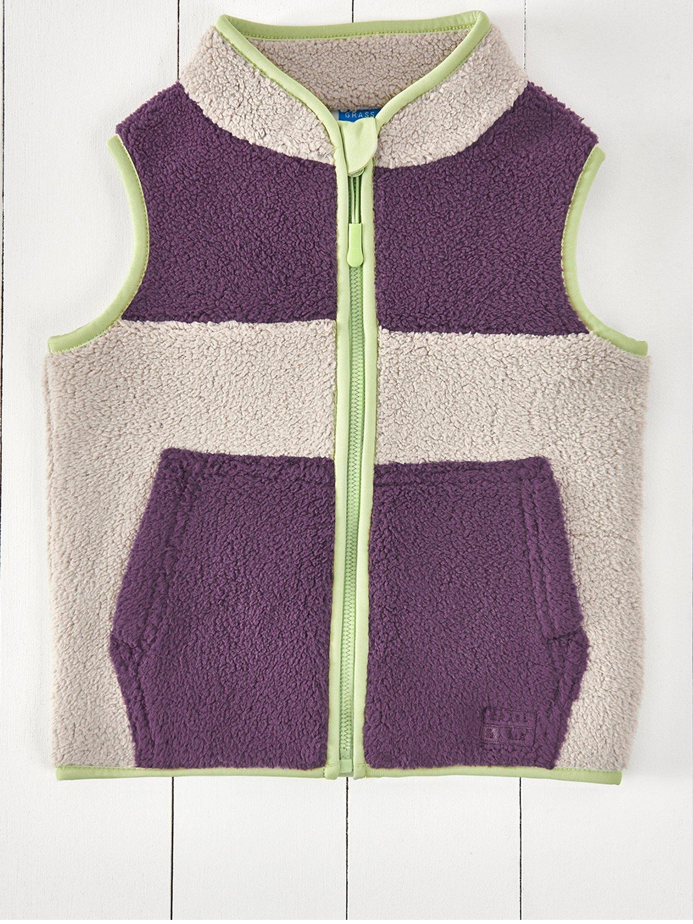 Image 2 of 4 of Grass & Air Infant/ Junior Borg Gilet - Multi