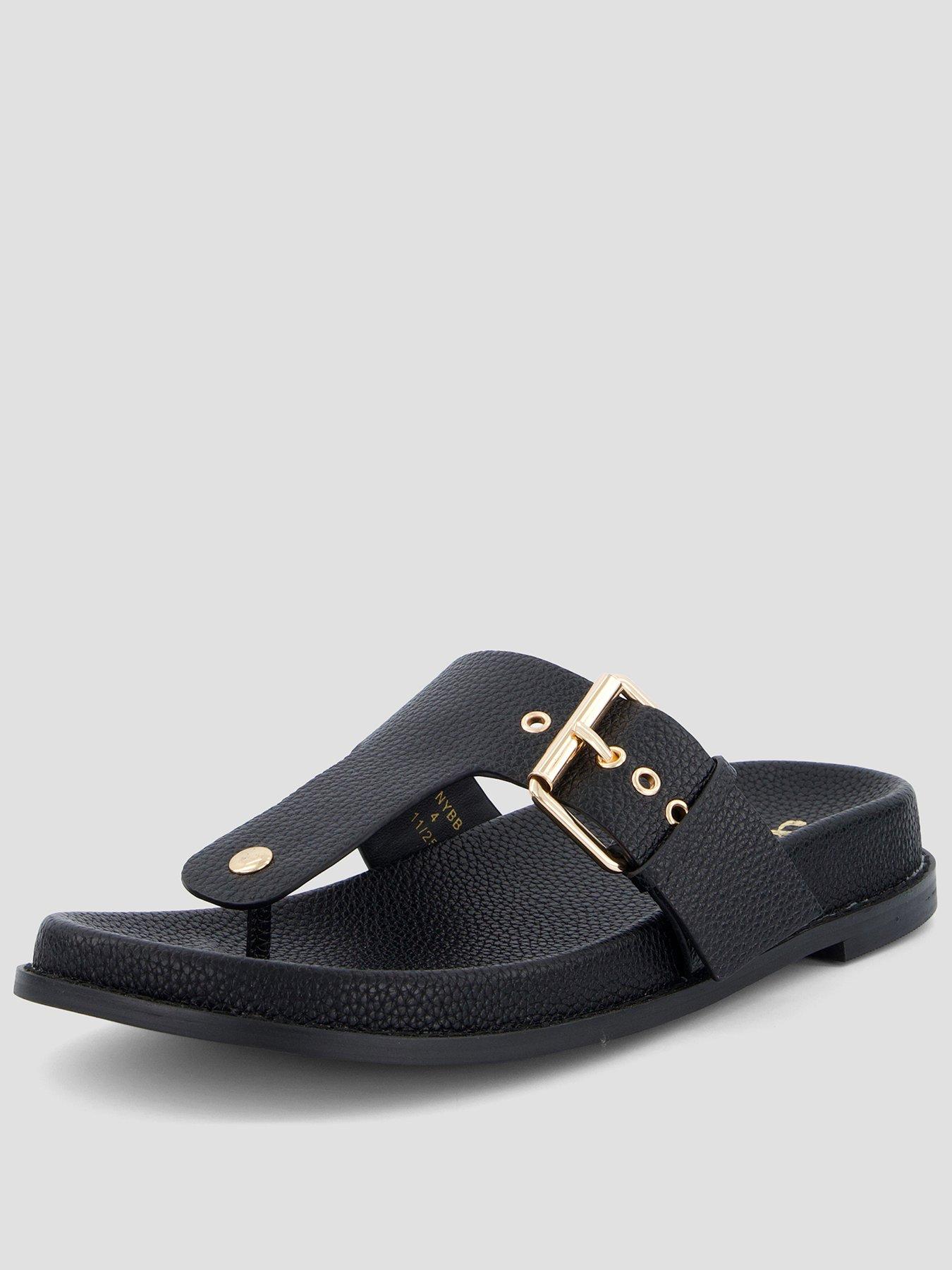 the-very-collection-toe-post-footbed-sandal-black