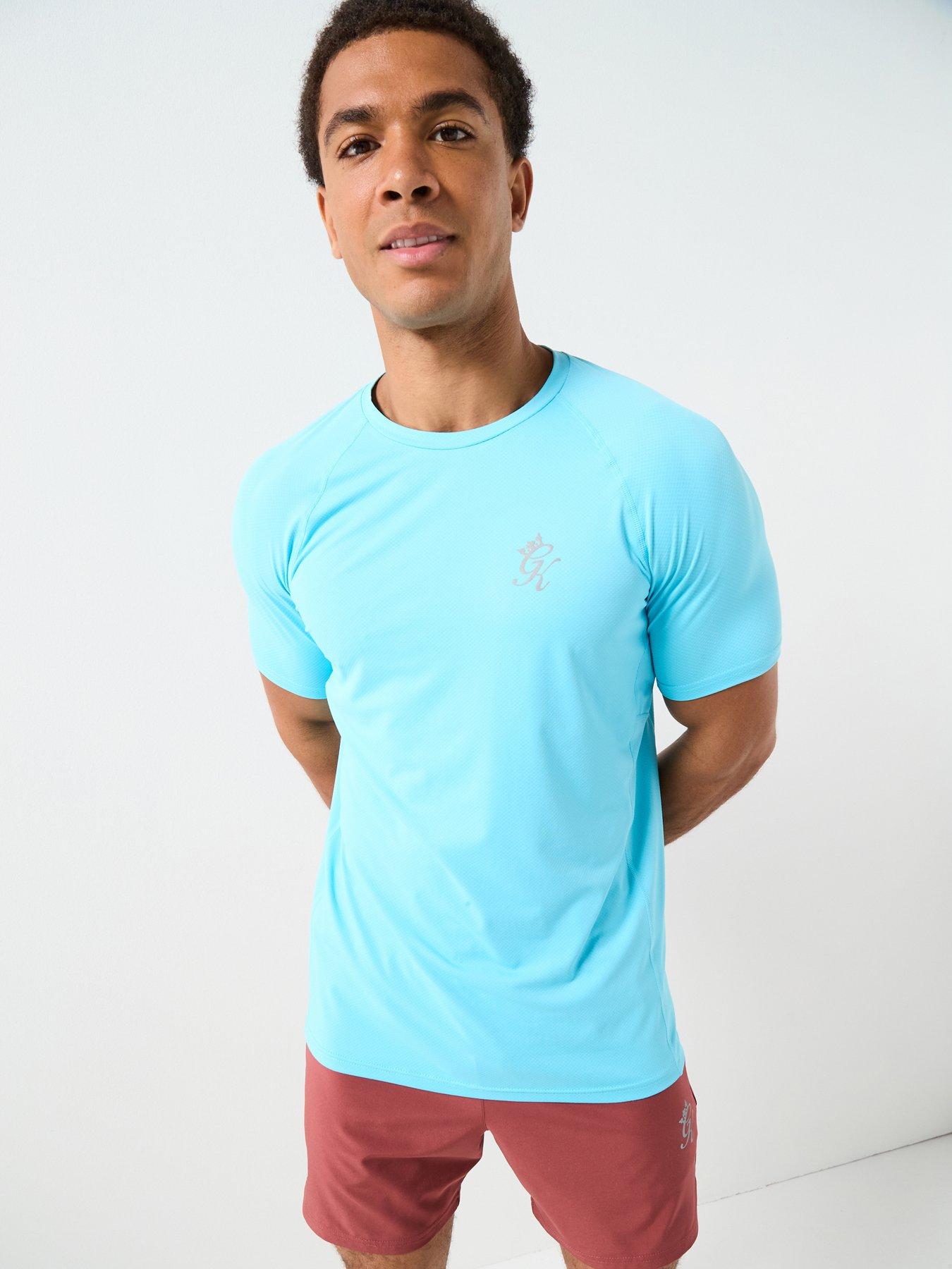 Gym King Mens Energy Short Sleeve T-Shirt - Blue