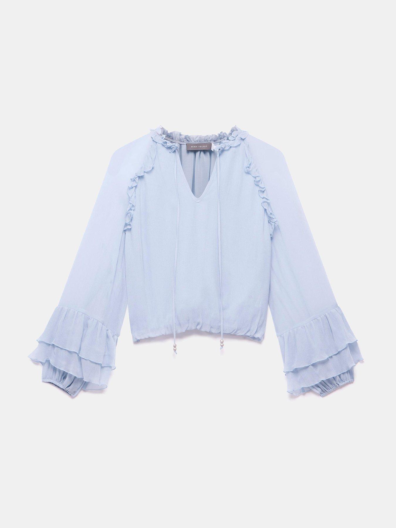 mint-velvet-blue-ruffle-detail-blousedetail