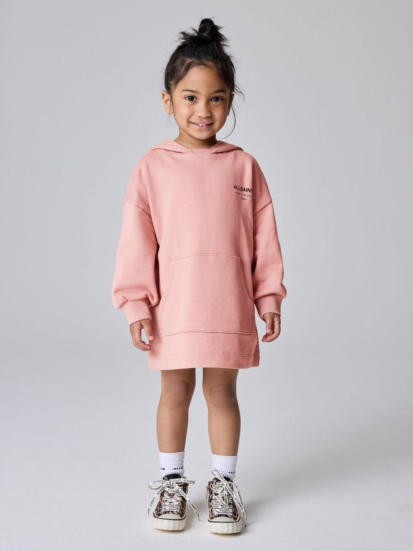 smALLSAINTS Girls Underground Hoodie Dress - Pink