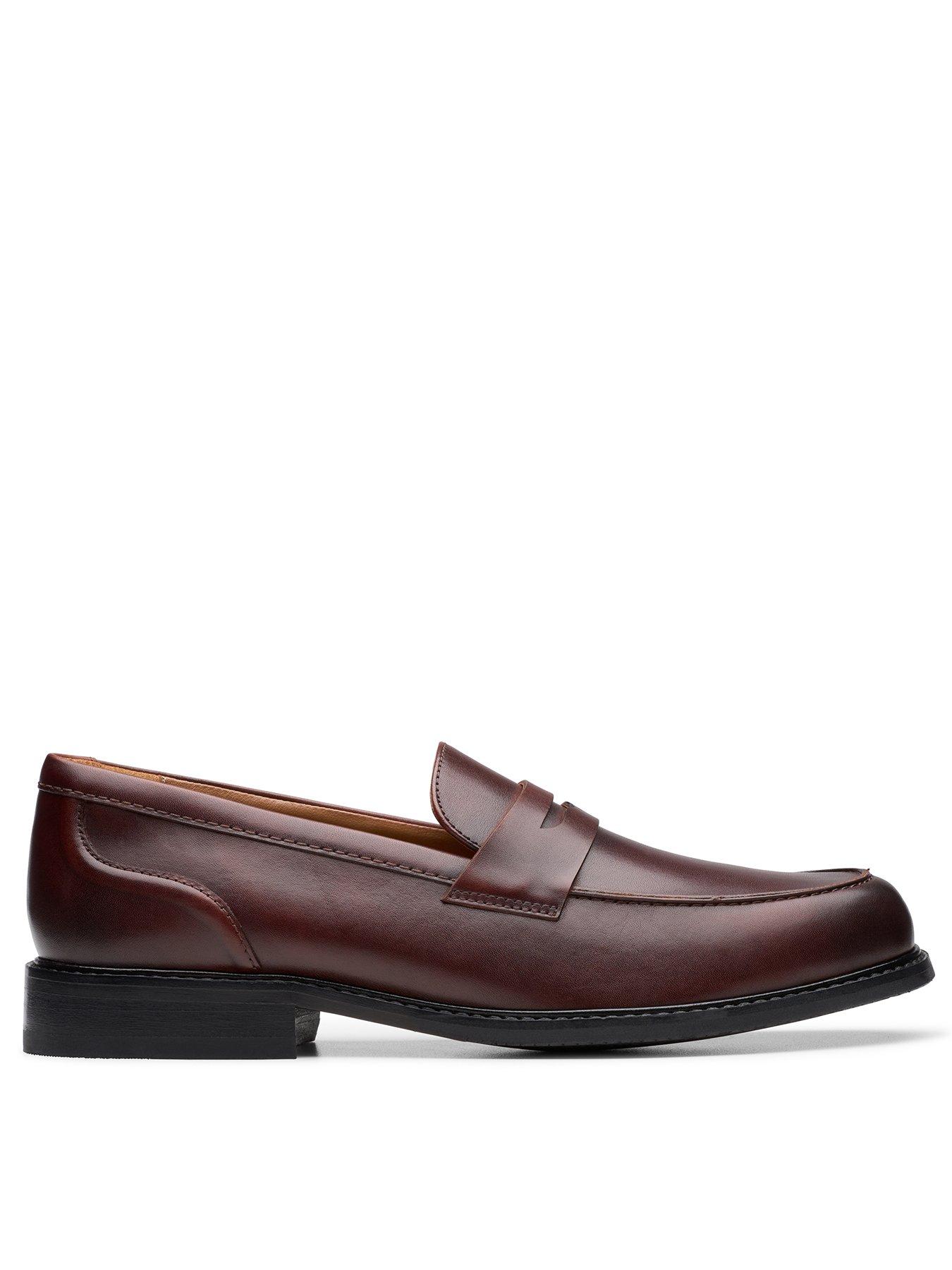 Clarks Craft Arlo Lo Leather Loafers - Brown