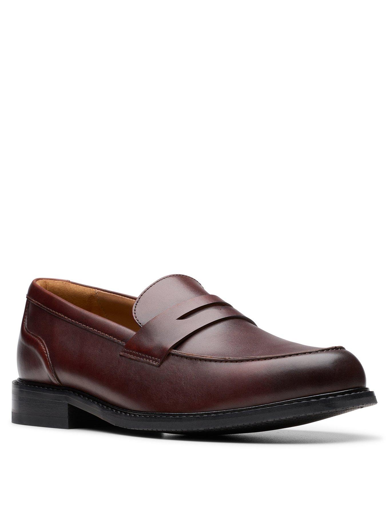 clarks-craft-arlo-lo-leather-loafers-brownstillFront