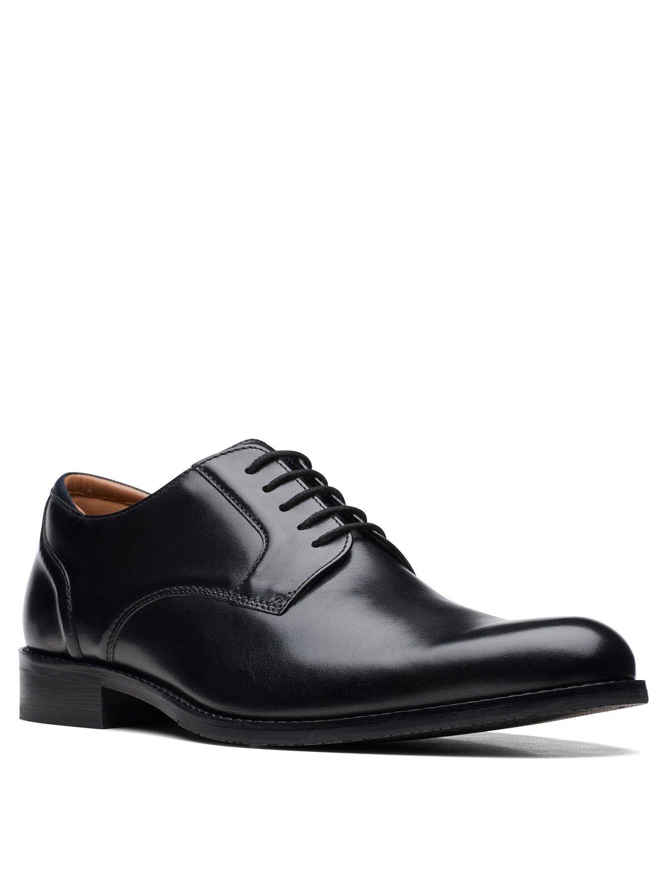 Clarks Craft Arlo Leather Lace Up Oxford Shoes Black Very Ireland