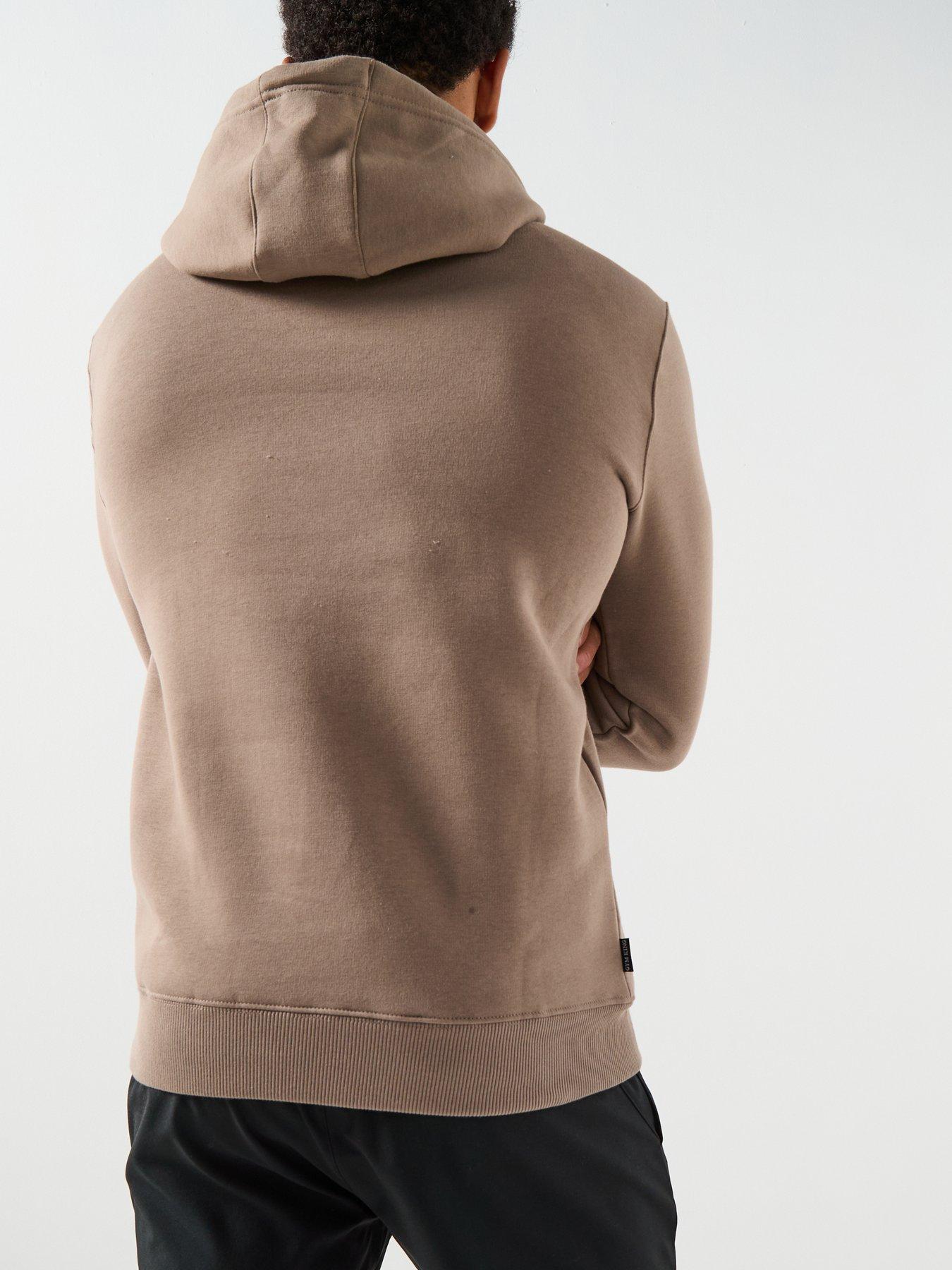 gym-king-mens-fundamental-fleece-hoodie-beigedetail