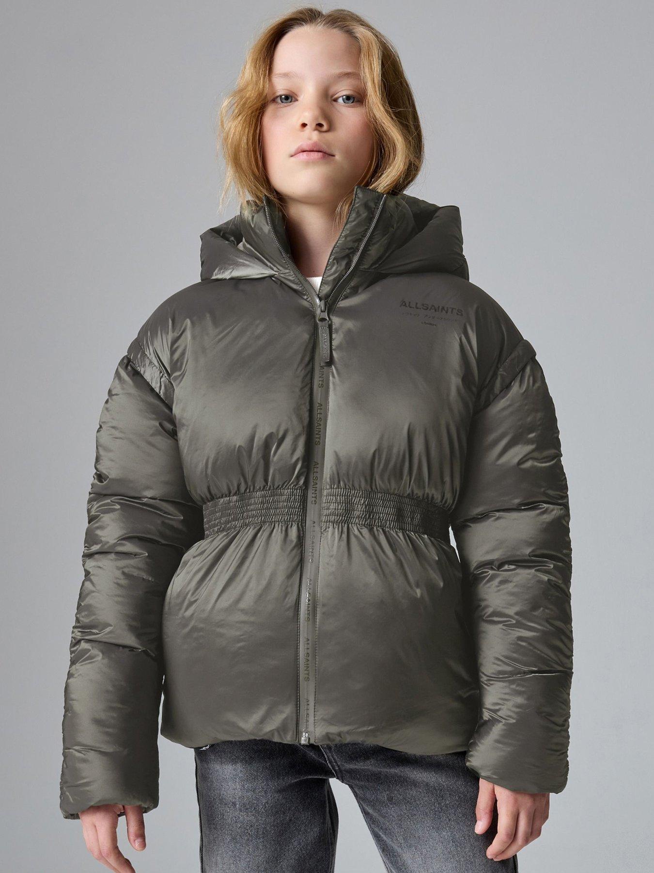 smALLSAINTS Girls Zip Coat - Green