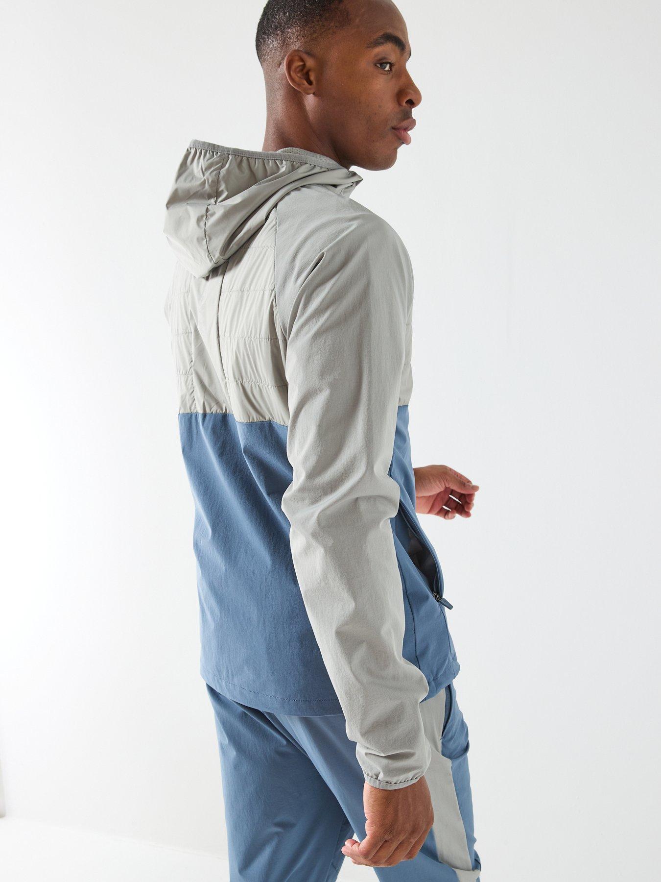 Image 2 of 6 of Gym King Mens Endurance Hybrid Jacket - Grey