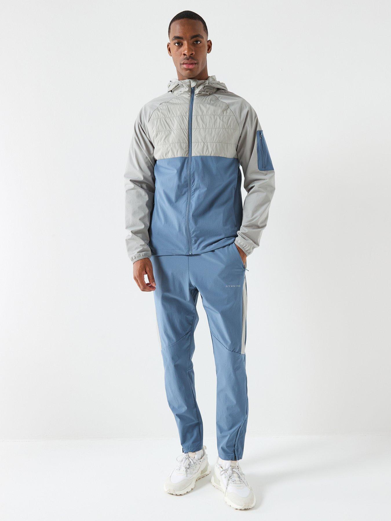 Image 3 of 6 of Gym King Mens Endurance Hybrid Jacket - Grey