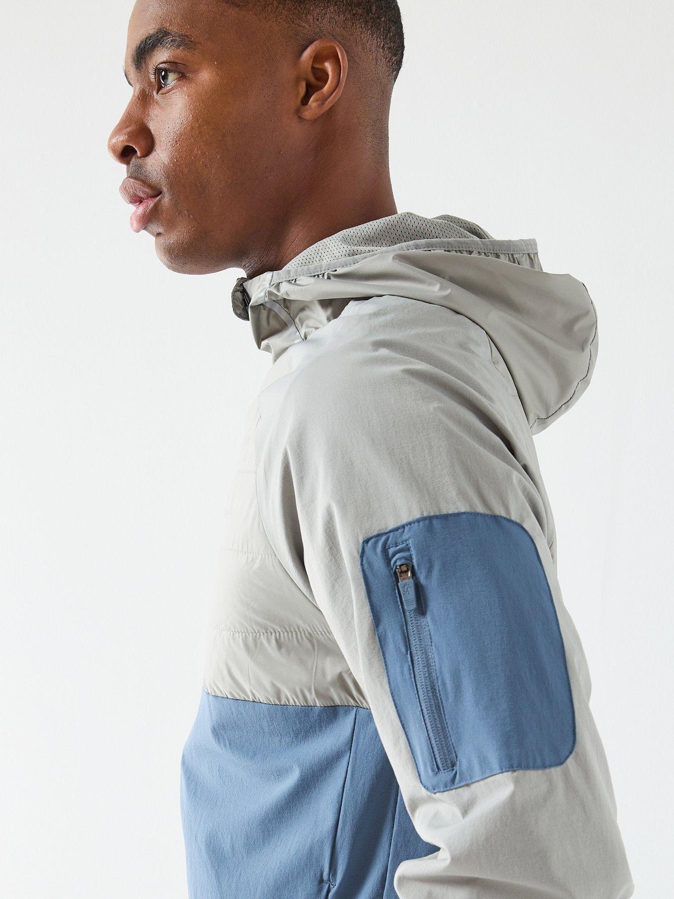 Image 4 of 6 of Gym King Mens Endurance Hybrid Jacket - Grey
