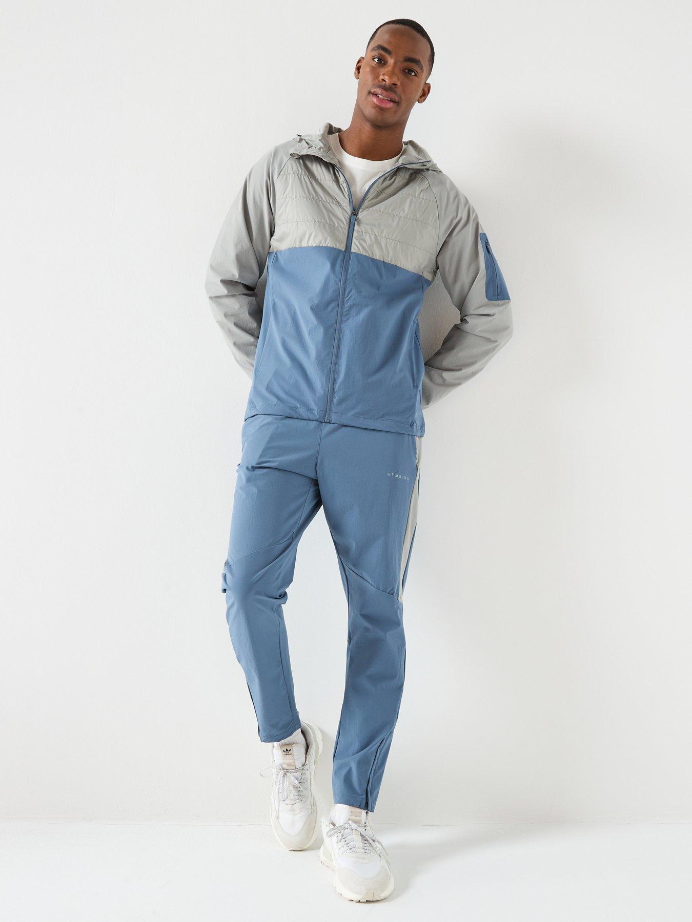 Image 5 of 6 of Gym King Mens Endurance Hybrid Jacket - Grey