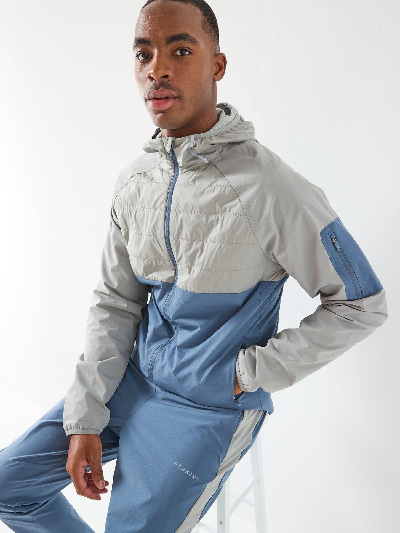 Image 6 of 6 of Gym King Mens Endurance Hybrid Jacket - Grey