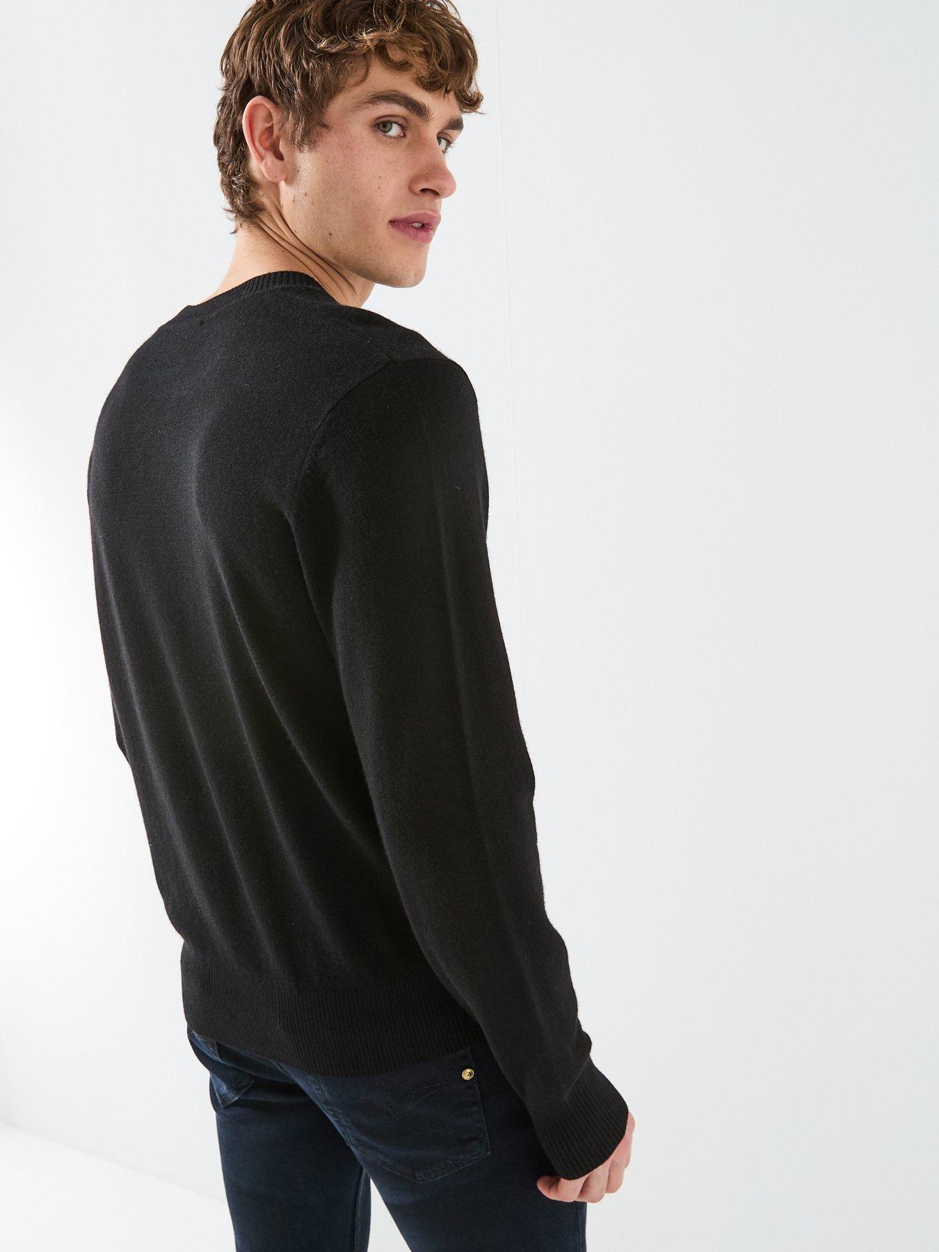 versace-jeans-couture-large-logo-knitted-jumper-blackstillFront