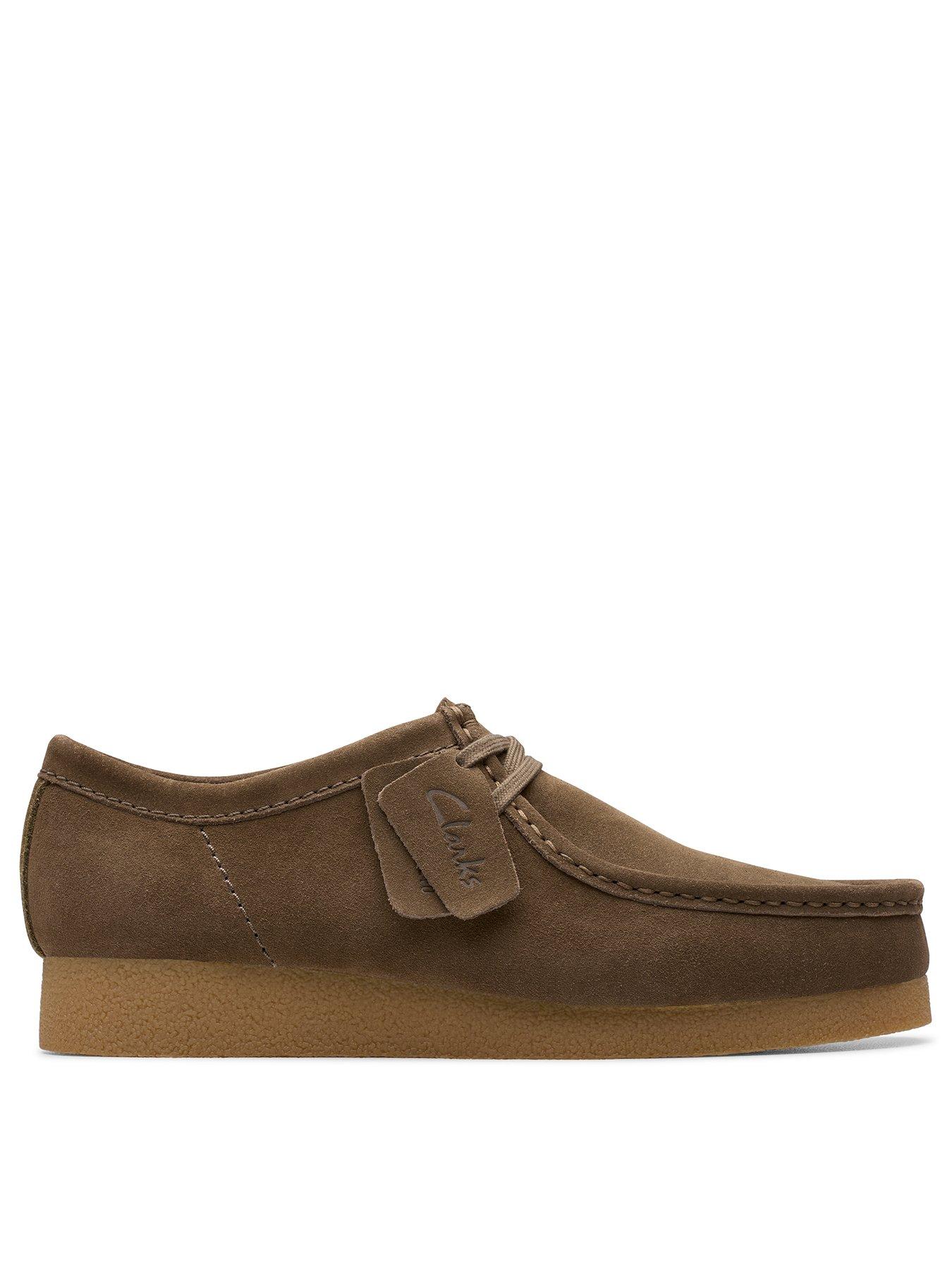 Image 1 of 7 of Clarks Wallabee Evo Suede Lace Up Shoes - Brown