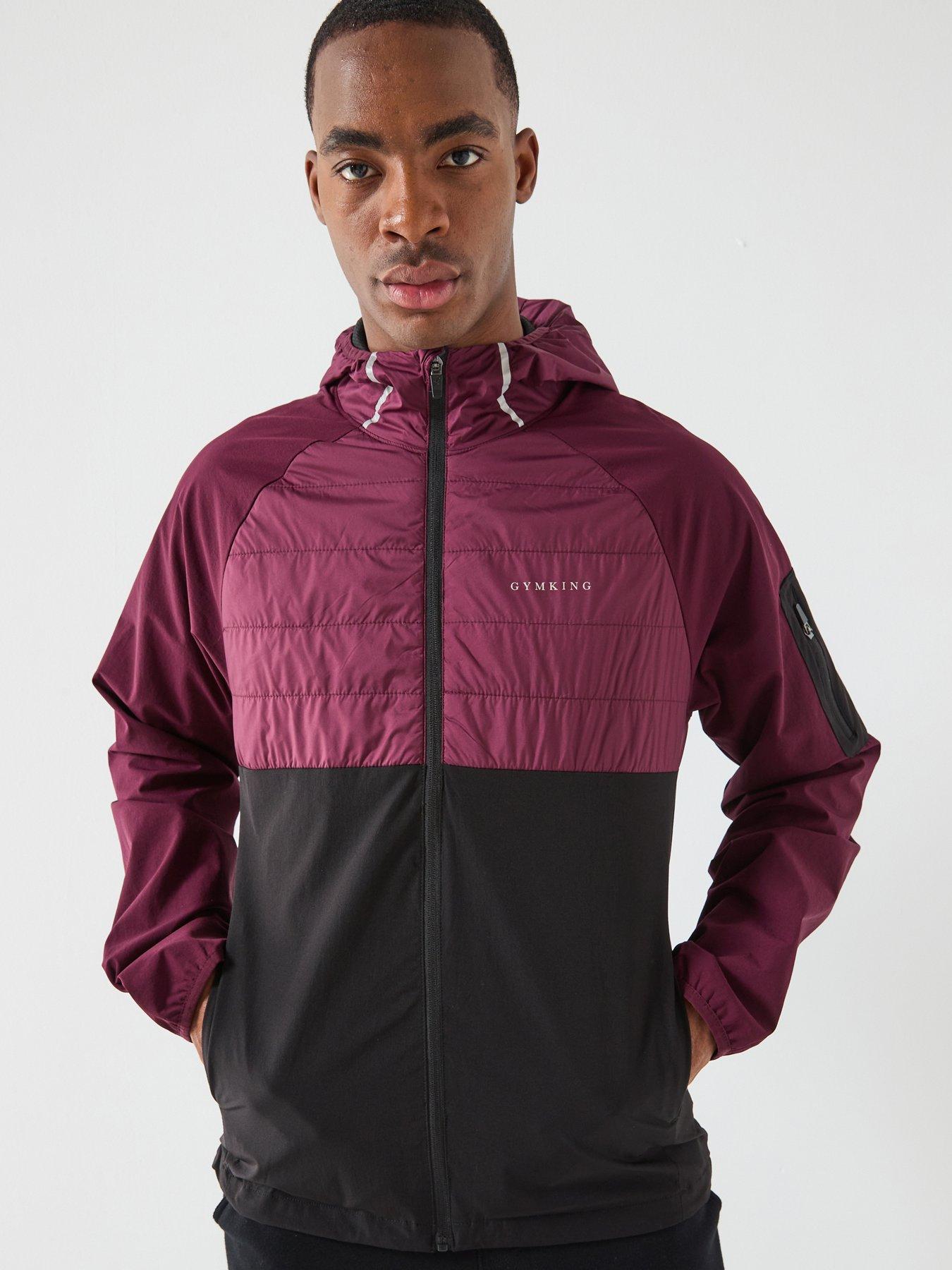 Gym King Mens Endurance Hybrid Jacket - Red