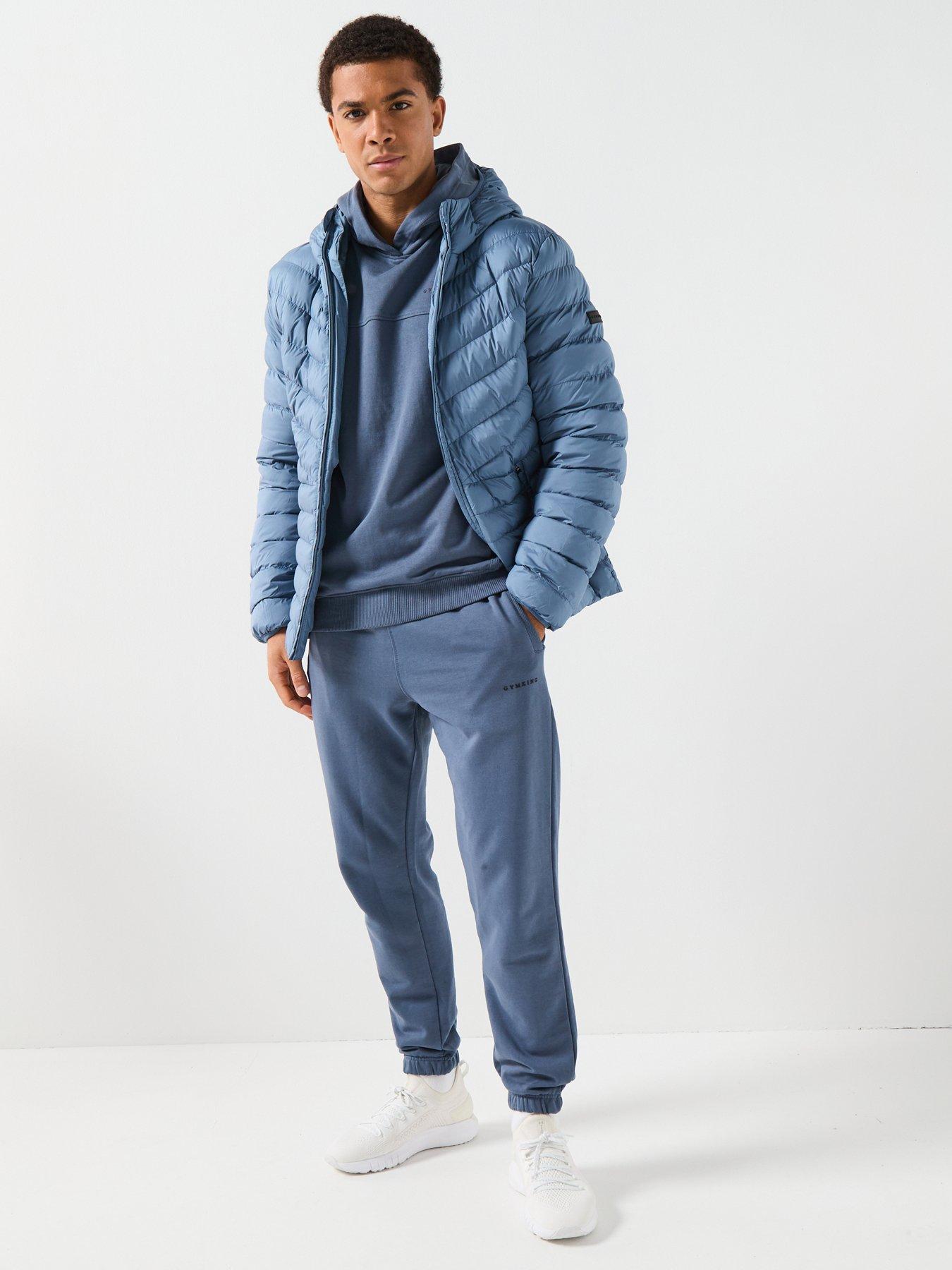 Image 3 of 6 of Gym King Mens Endurance Puffer Jacket - Blue