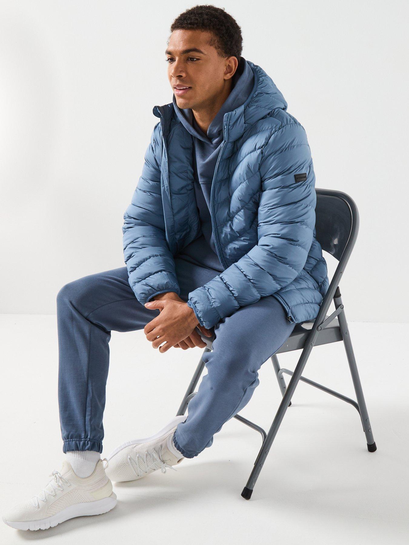 Image 6 of 6 of Gym King Mens Endurance Puffer Jacket - Blue