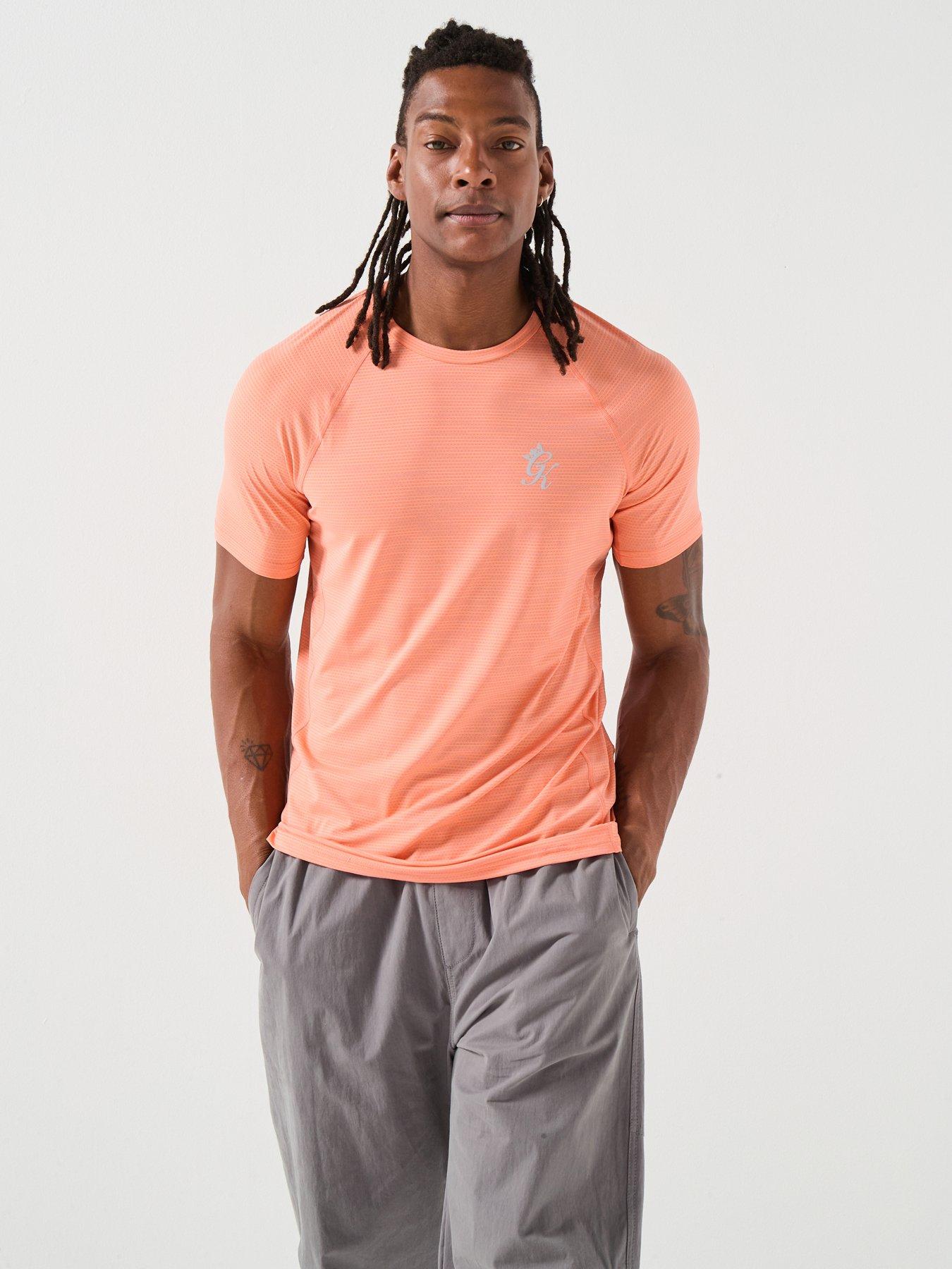 Gym King Mens Energy Grindle Tee - Pink