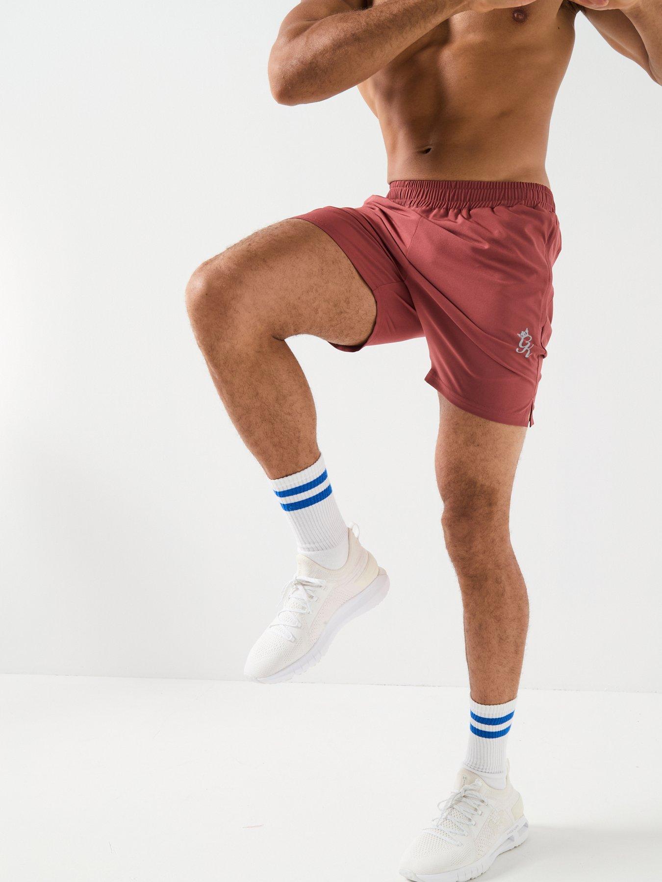 Gym King Mens Energy 6 Inch Shorts - Red