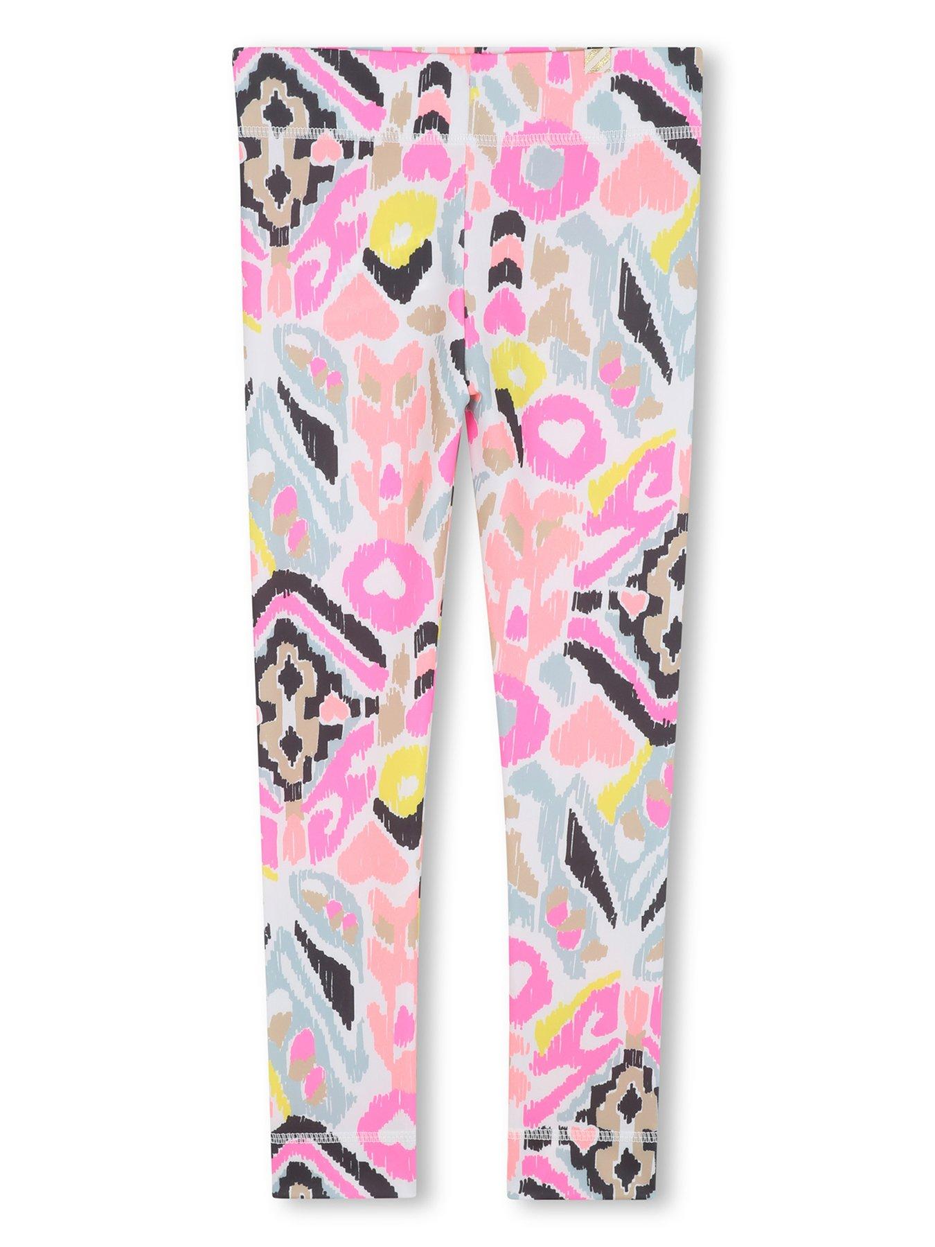 Billieblush Girls Print Leggings - Pink