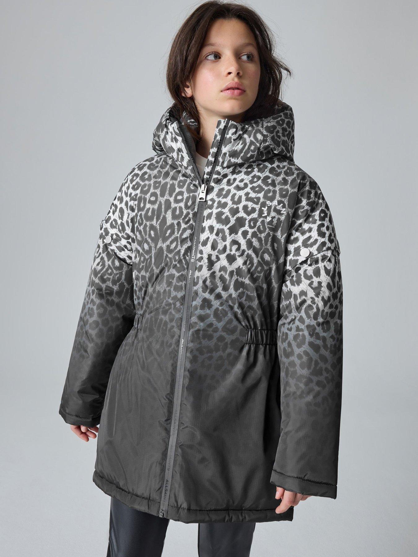 smALLSAINTS Girls Midweight Mac Coat - Grey