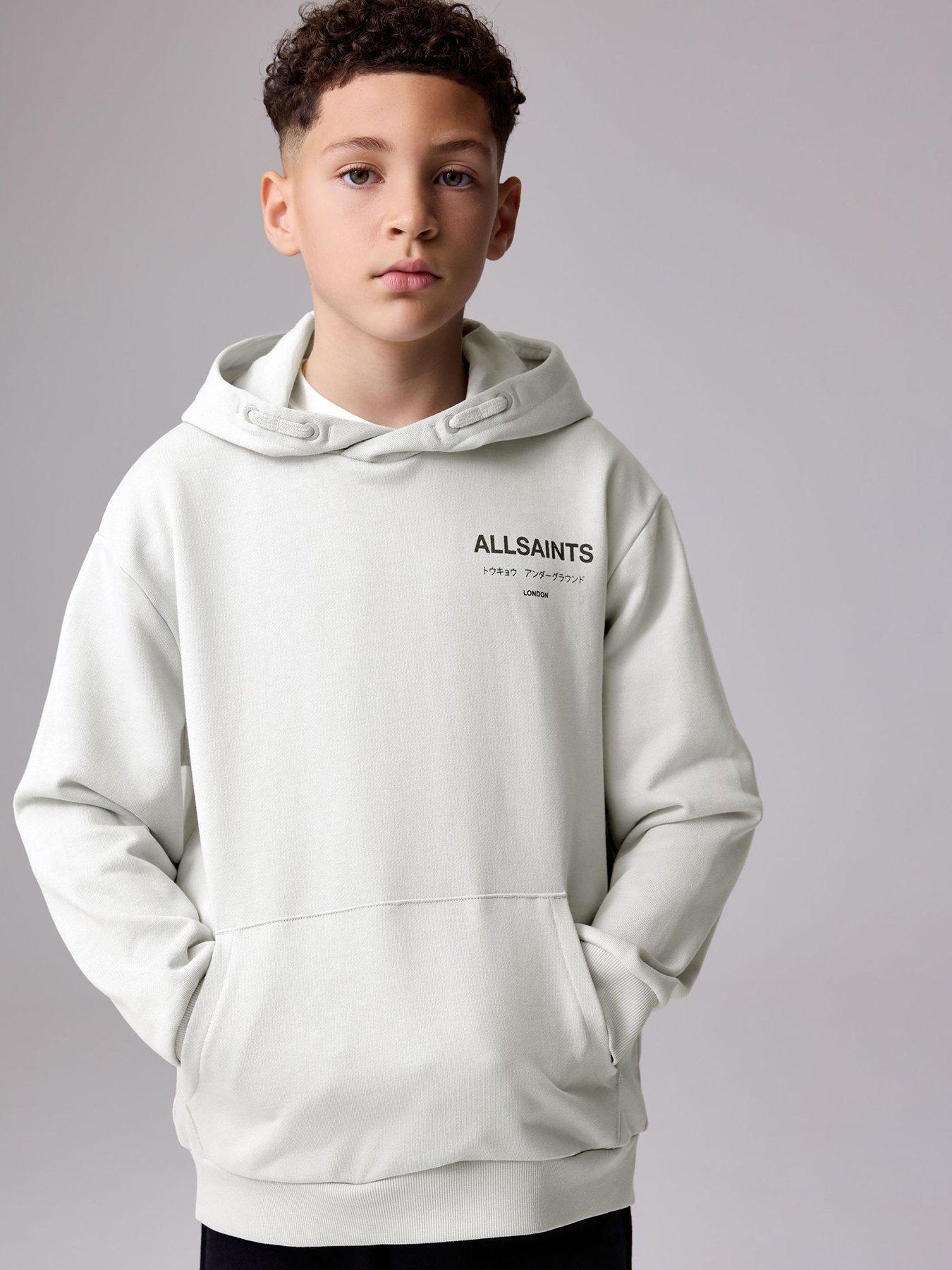 smALLSAINTS Boys Underground Logo Hoodie - Grey