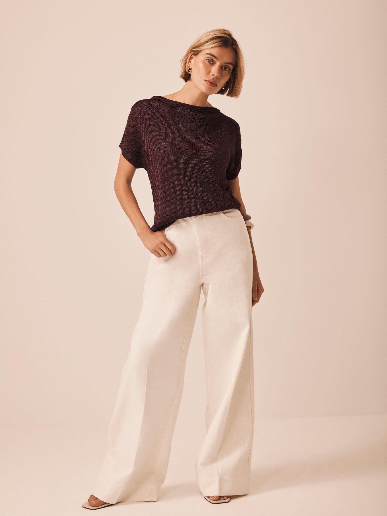 mint-velvet-burgundy-metallic-knit-batwing-redback
