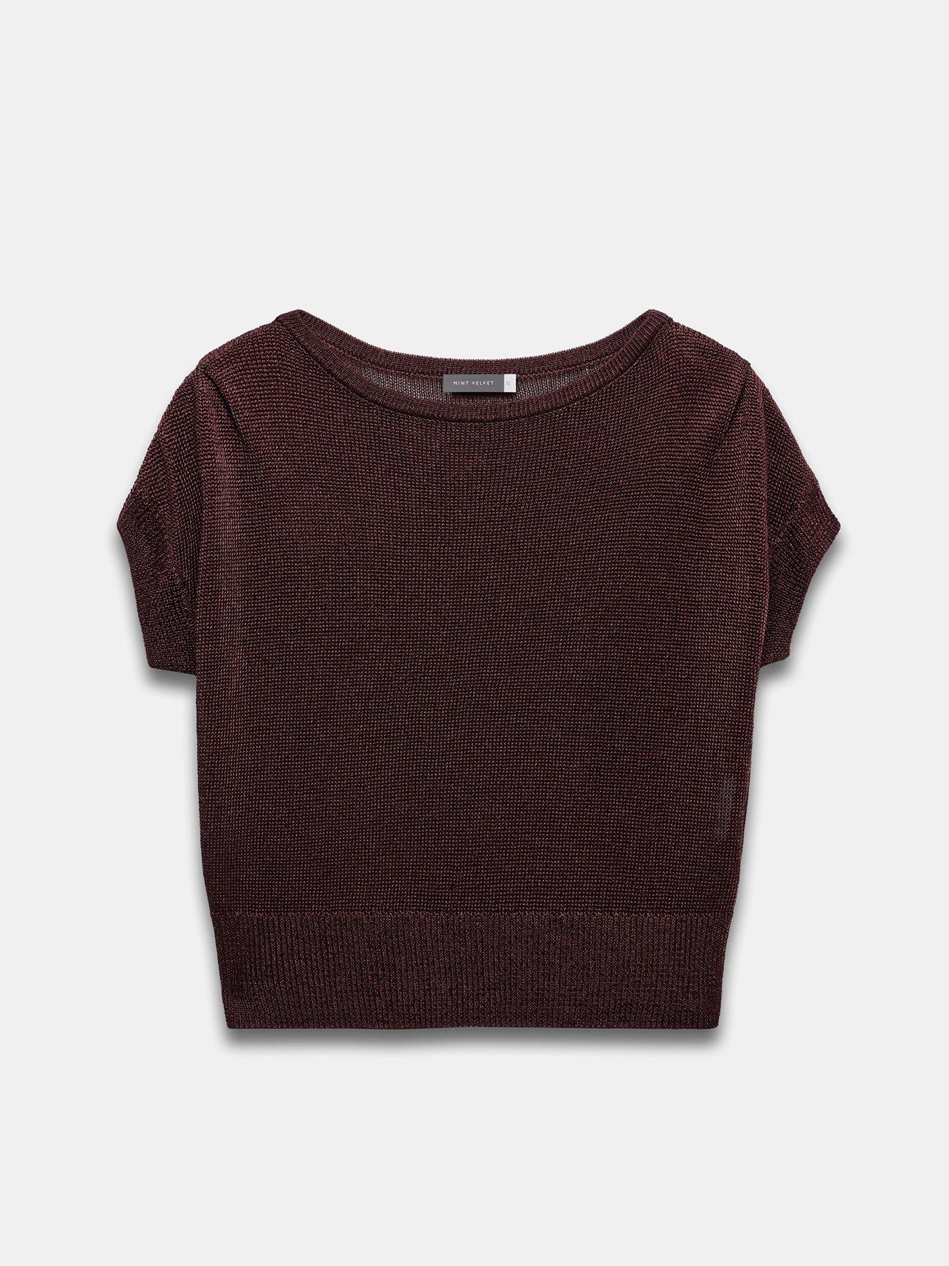 mint-velvet-burgundy-metallic-knit-batwing-reddetail