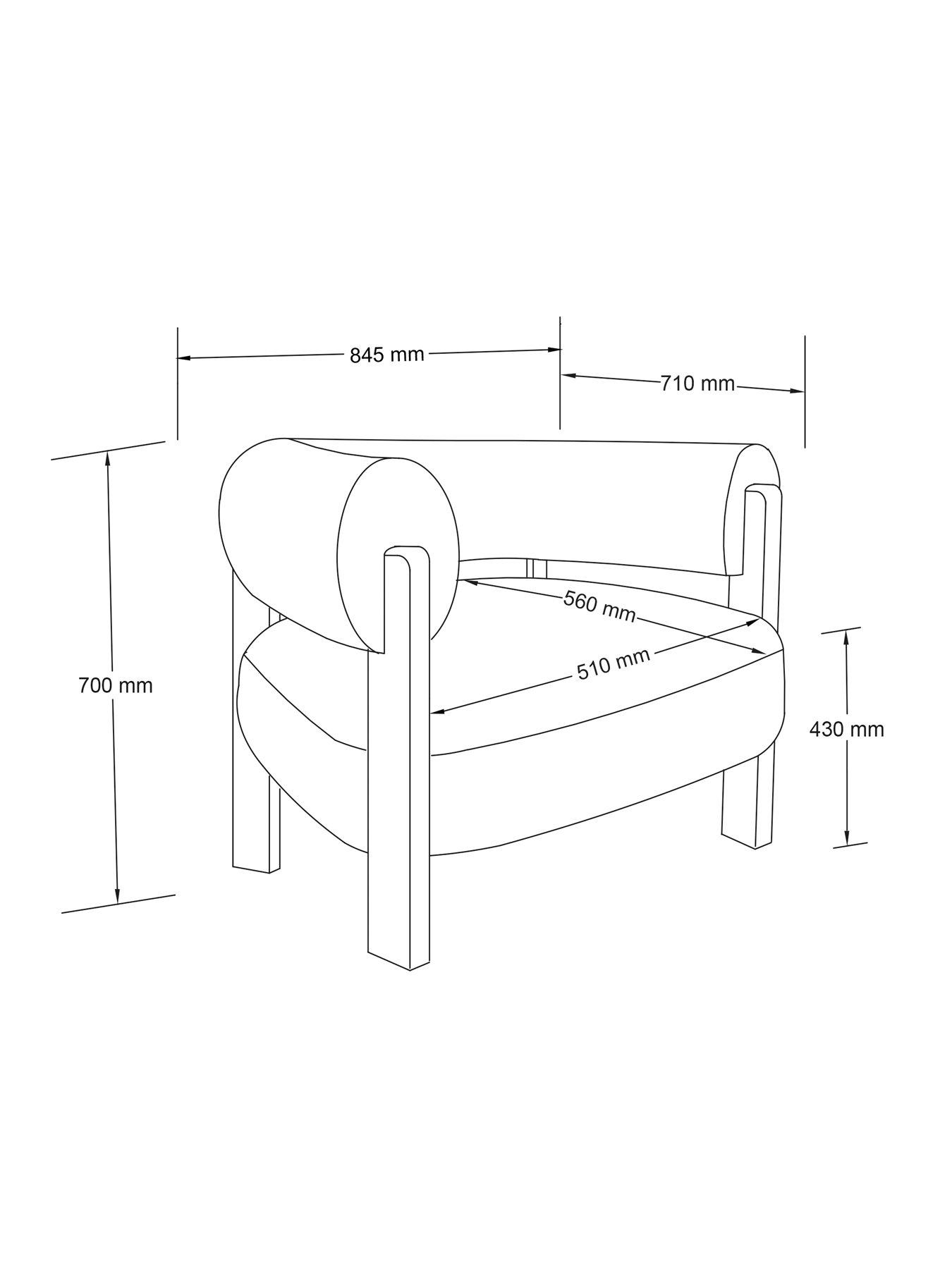 Image 7 of 7 of Very Home Nori Accent Chair