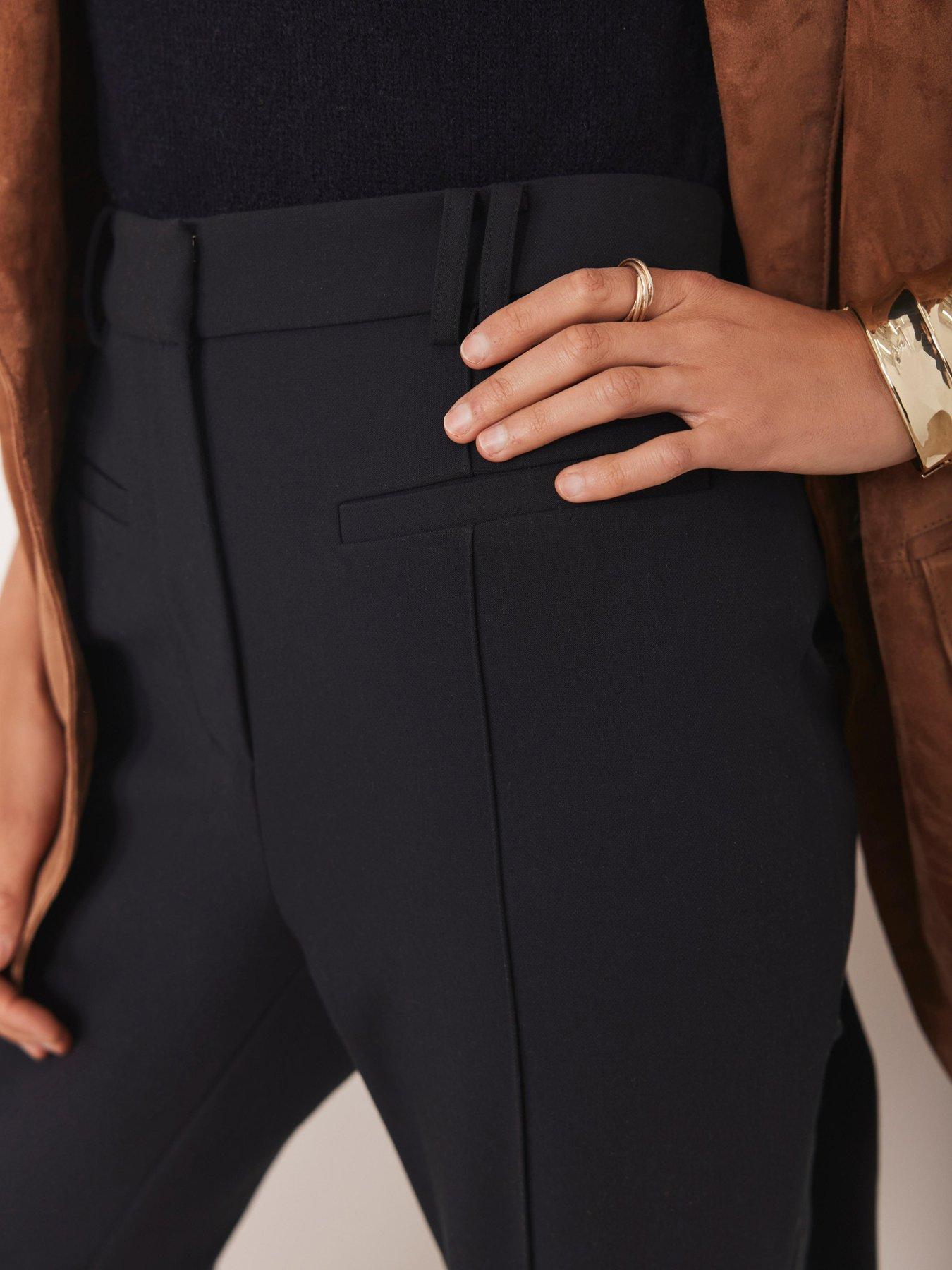 Image 4 of 6 of Mint Velvet Navy Tailored Bootcut Trouser - Blue