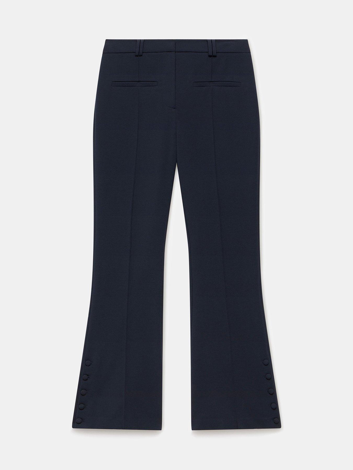 Image 5 of 6 of Mint Velvet Navy Tailored Bootcut Trouser - Blue