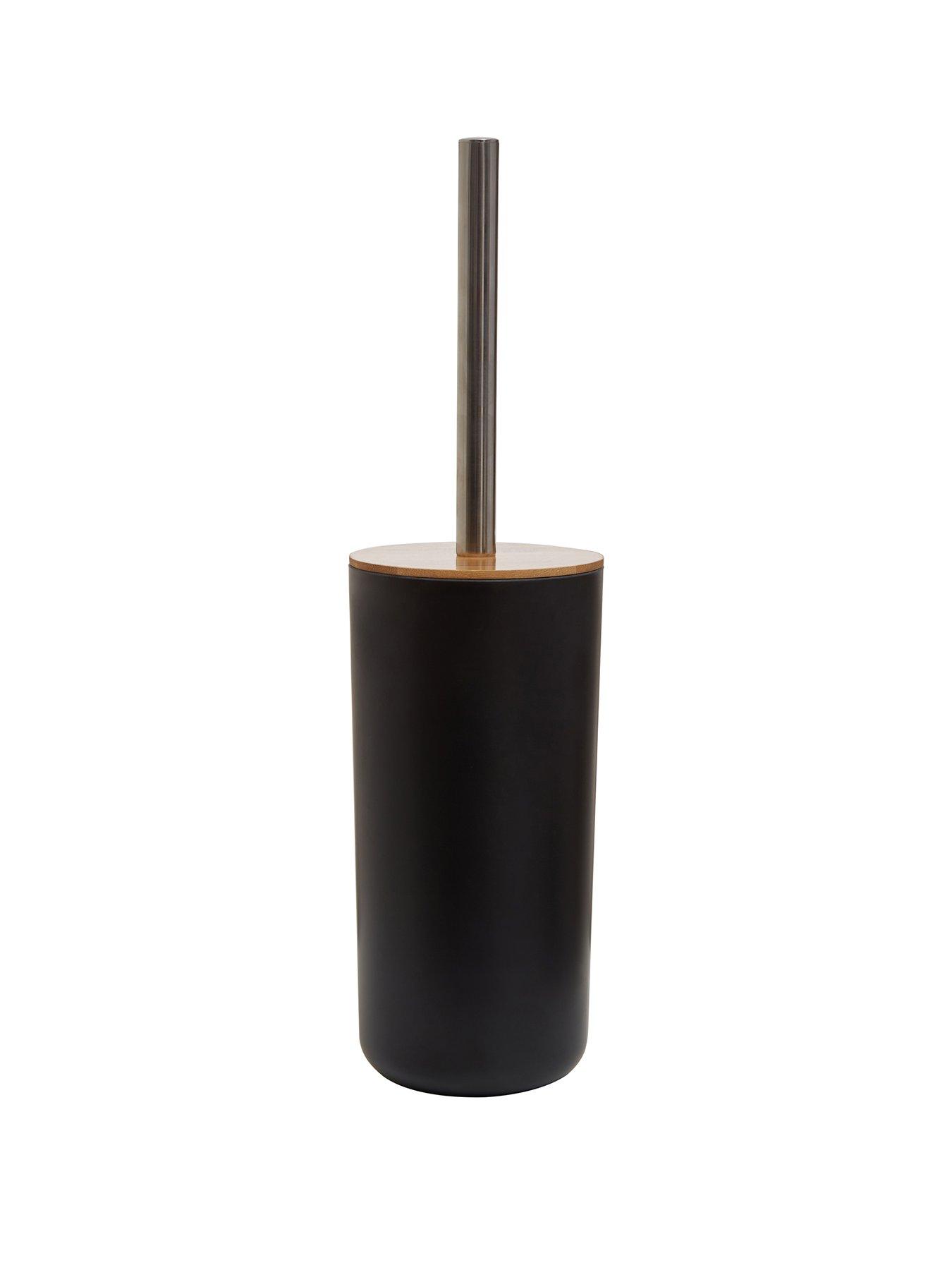 Interiors By Premier Canyon Black Toilet Brush Holder